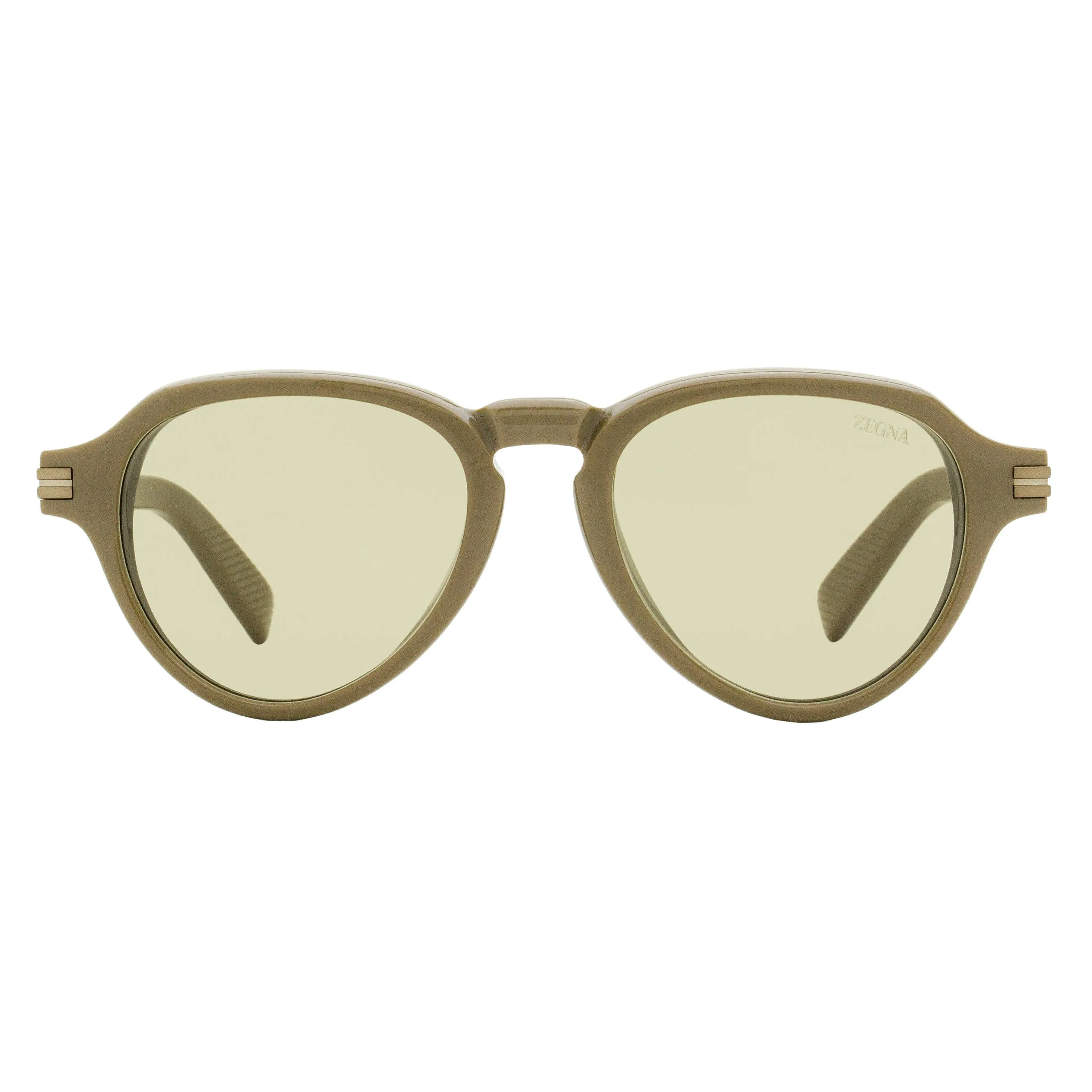 Zegna Acetate Pilot Sunglasses EZ0252 45E Light Brown 51mm sold by Zulily product image thumbnail 2