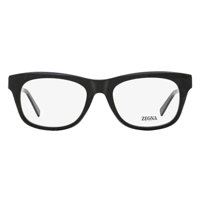 Zegna Thin Profile Eyeglasses EZ5283 001 Black 53mm made by Ermenegildo Zegna
