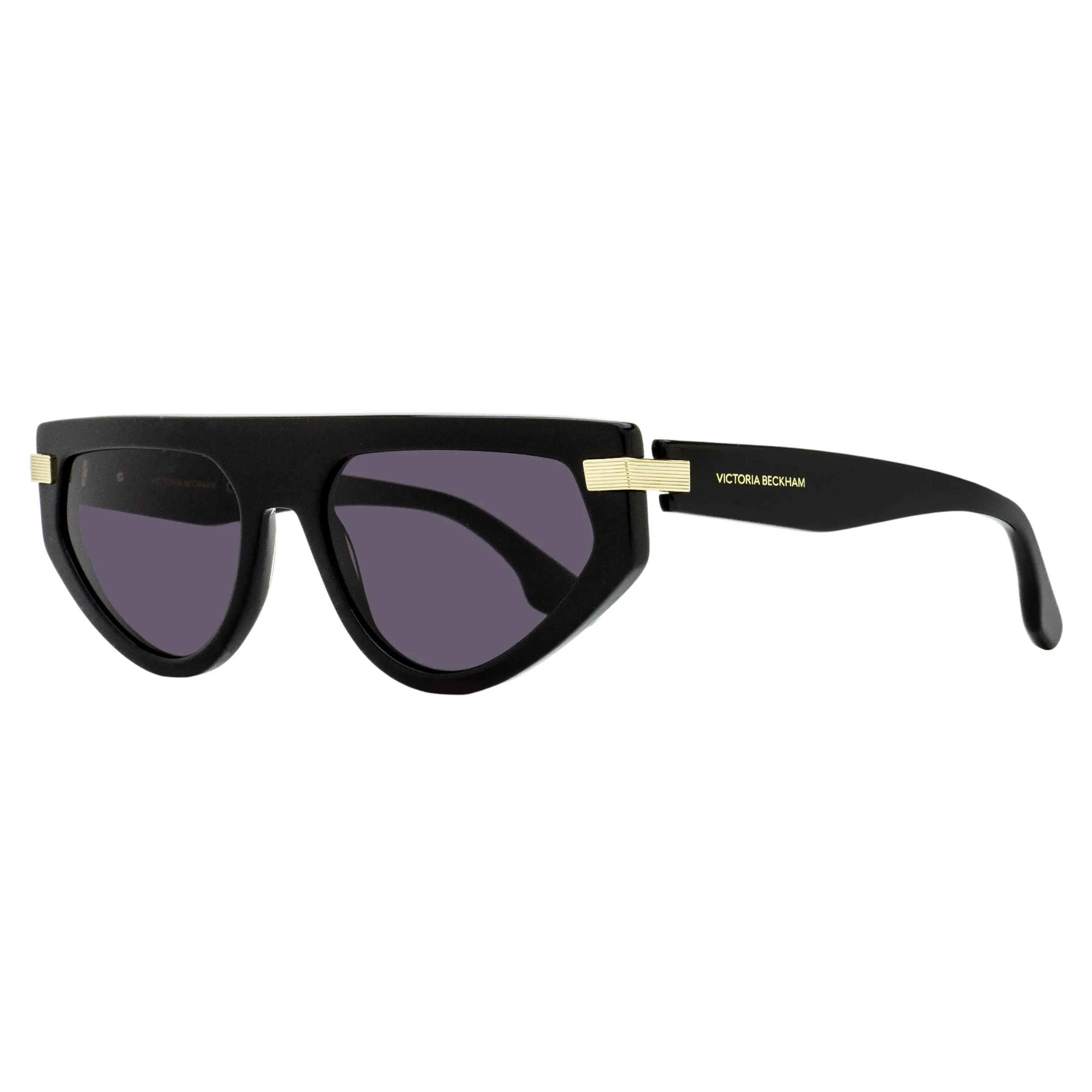 Victoria Beckham Visor Hinge-Detail Sunglasses VB685S 001 Black 56mm sold by Zulily