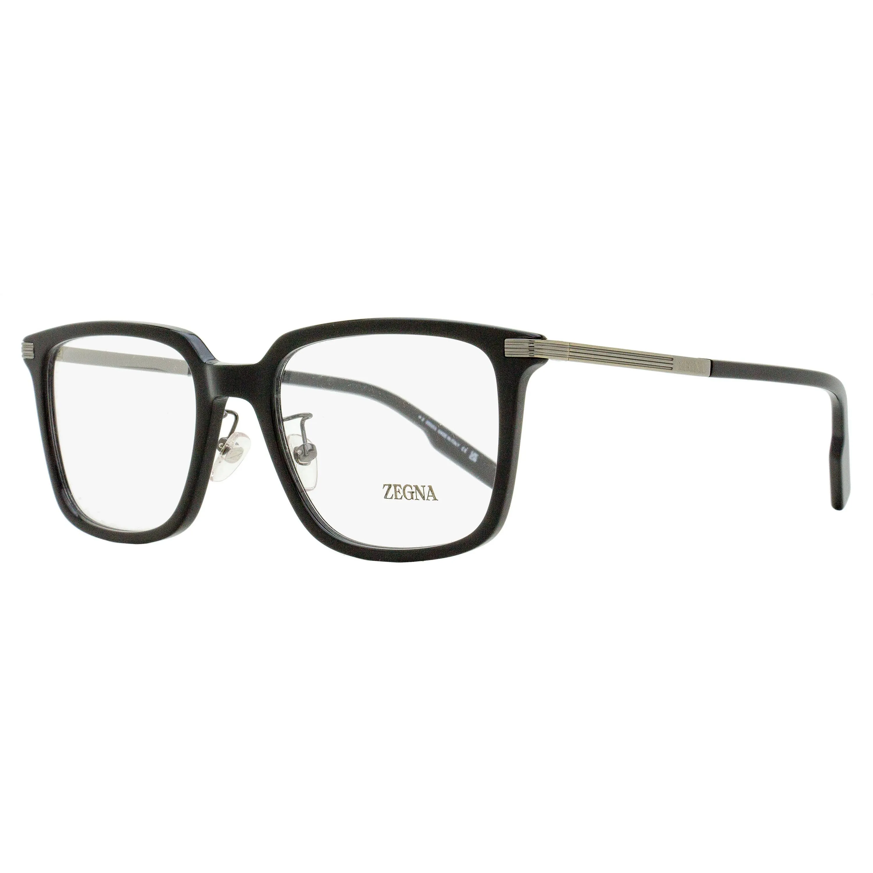Zegna Stepped Browline Eyeglasses EZ5265-H 001 Black 54mm sold by Zulily