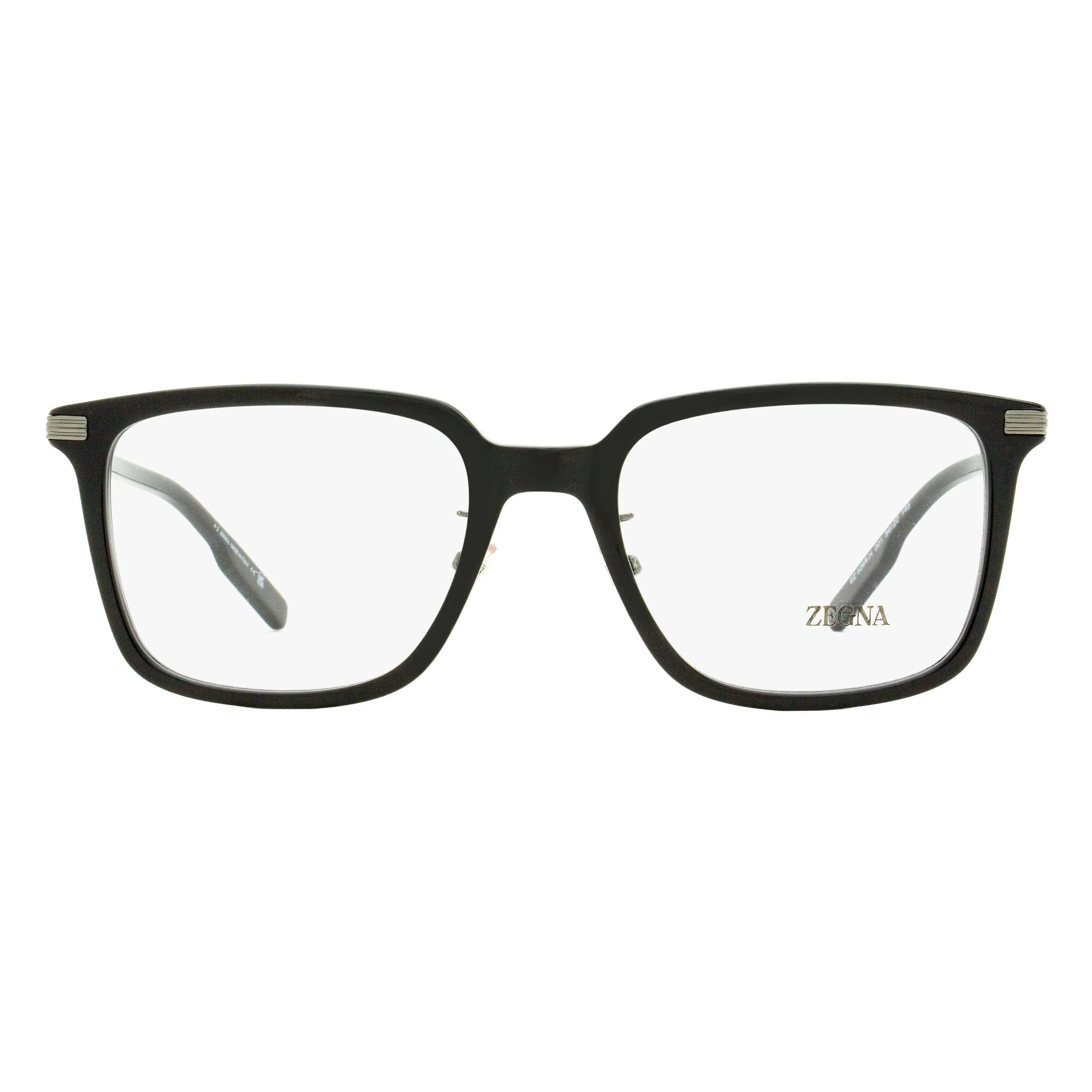 Zegna Stepped Browline Eyeglasses EZ5265-H 001 Black 54mm sold by Zulily product image thumbnail 2