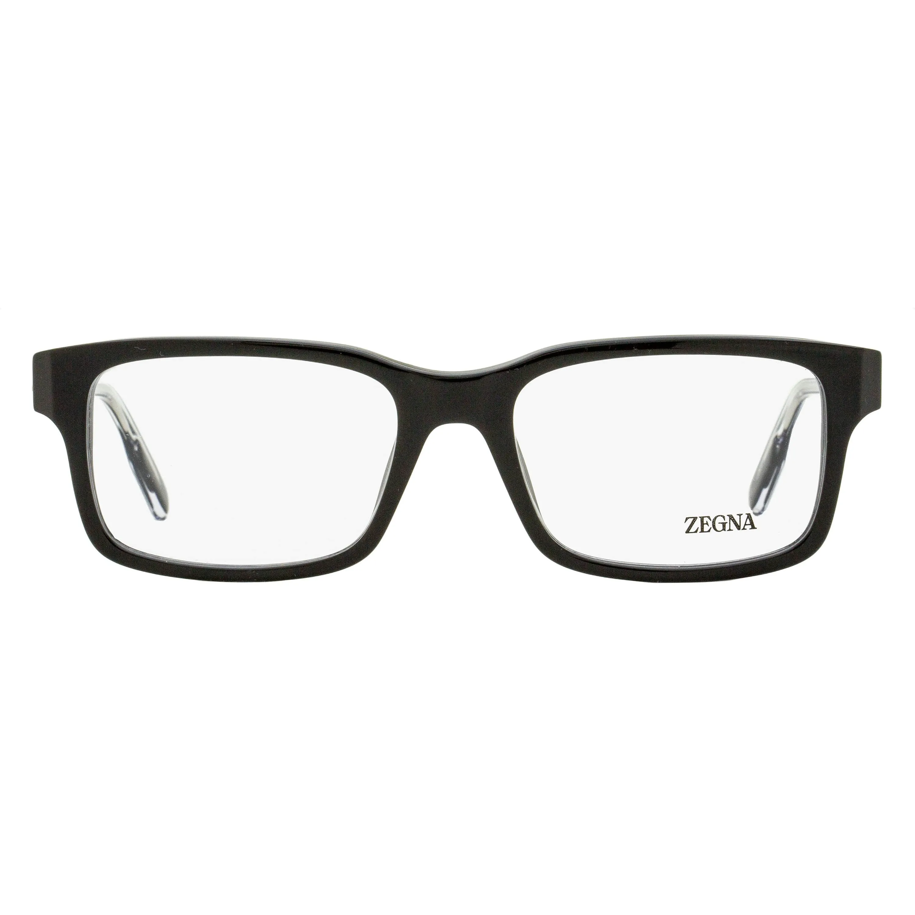 Zegna Soft Rectangular Eyeglasses EZ5254 001 Black 54mm sold by Zulily product image thumbnail 2