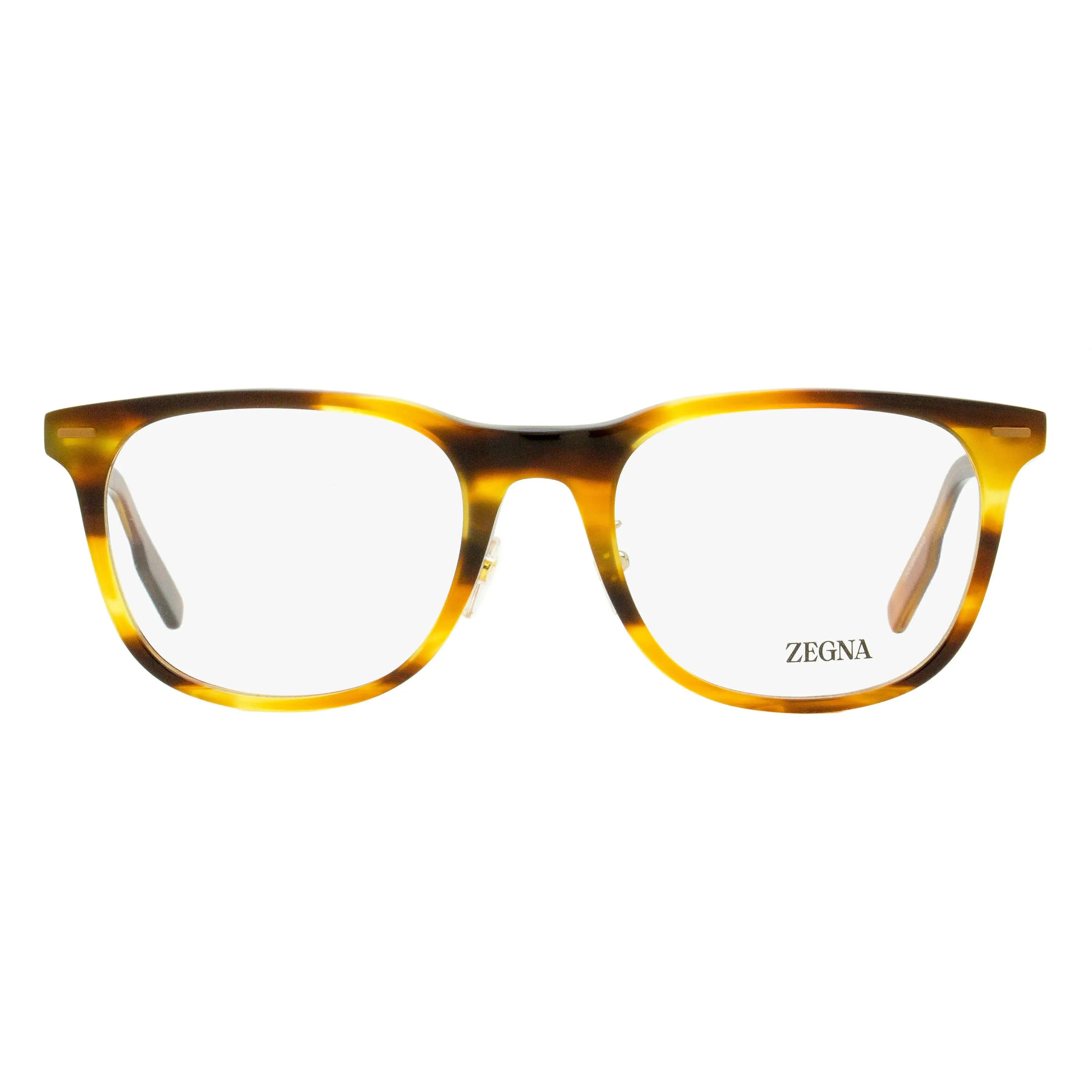 Zegna Rounded Leggerissimo Eyeglasses EZ5248-H 056 Brown Melange 53mm sold by Zulily product image thumbnail 2