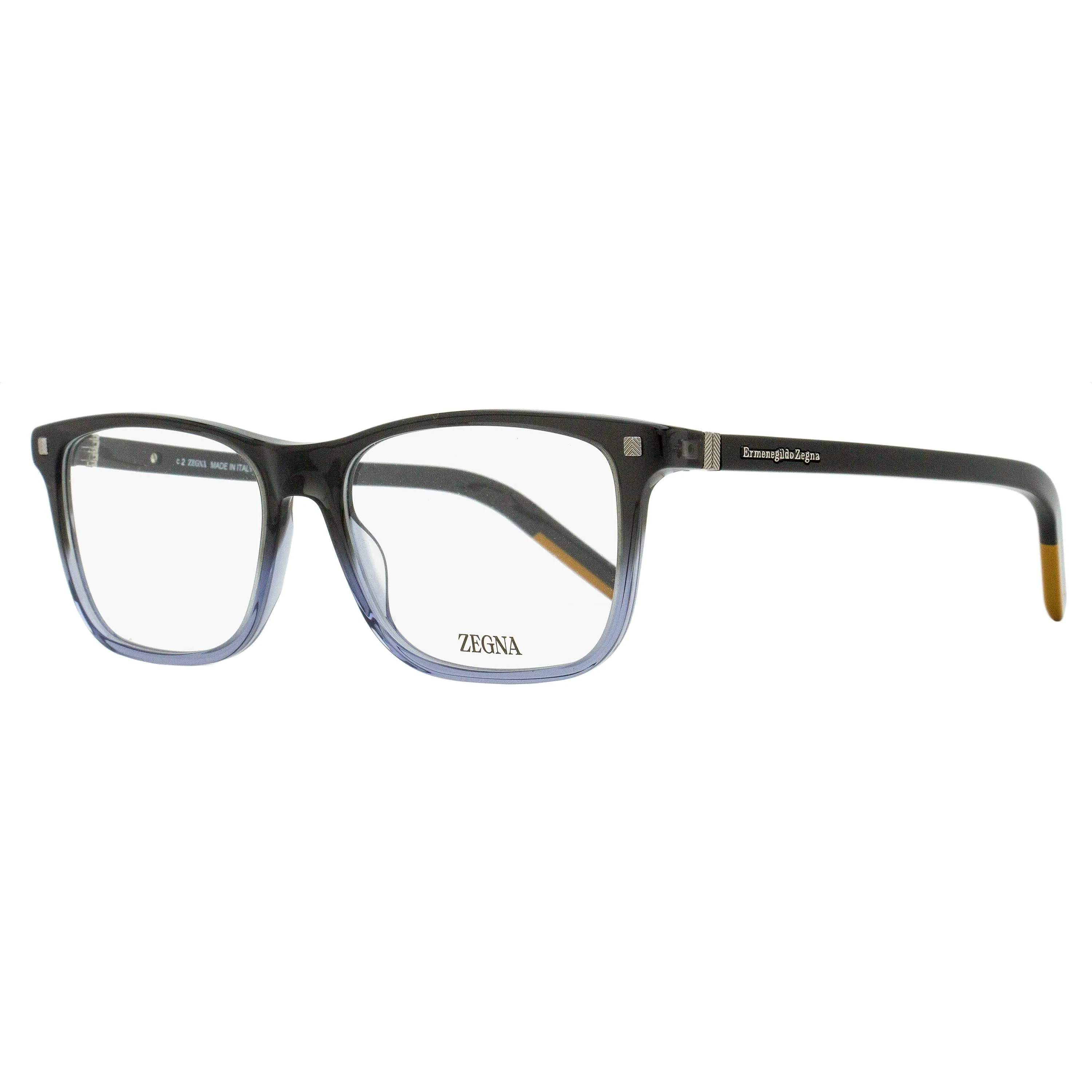 Zegna Vicuna Rectangular Eyeglasses EZ5187 005 Gray Gradient 56mm sold by Zulily