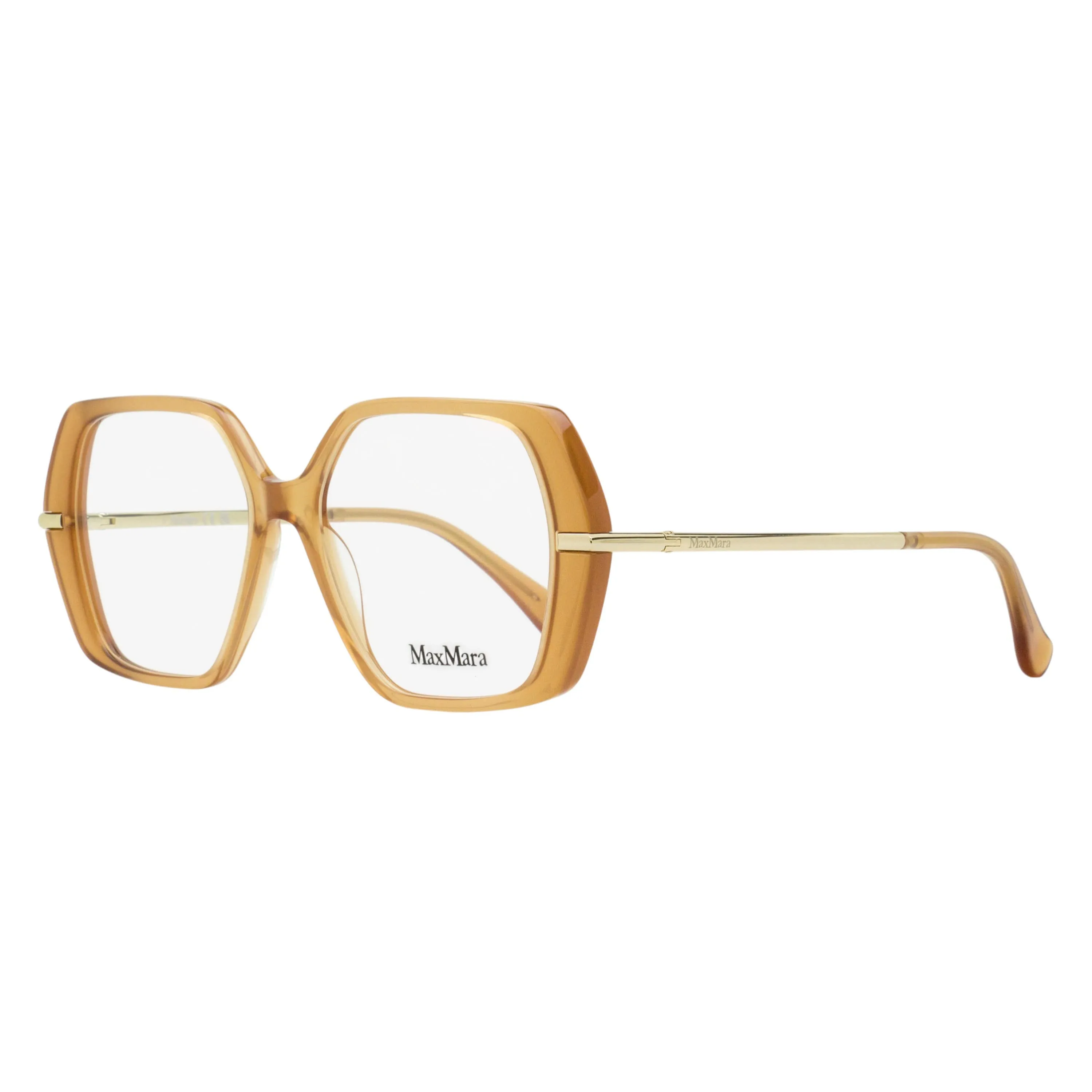Max Mara Geometric Eyeglasses MM5175 001 Black/Gold 52mm sold by Zulily product image thumbnail 3
