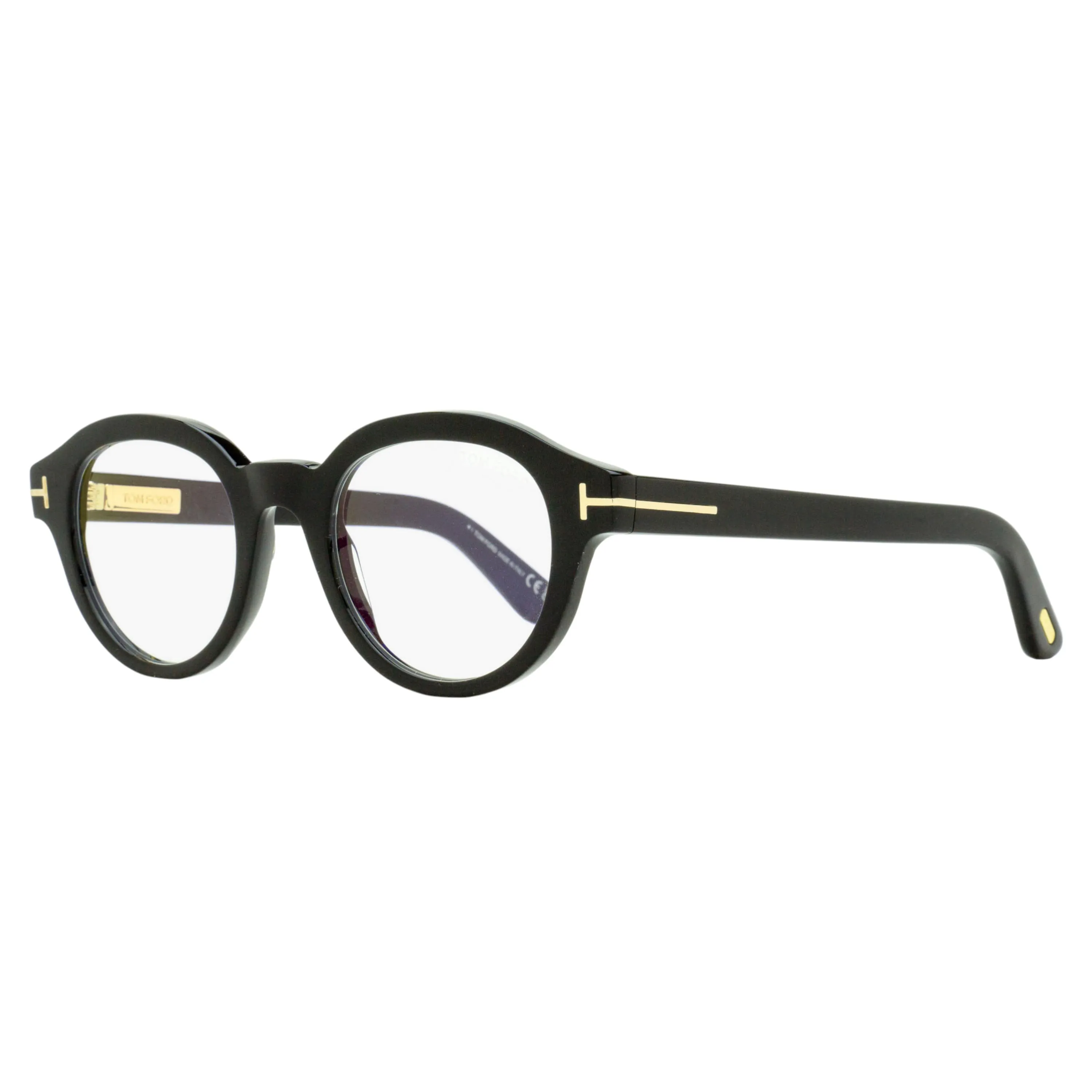 Tom Ford Blue Block Oval Eyeglasses TF6037-B 001 Black 49mm Ft6037 sold by Zulily