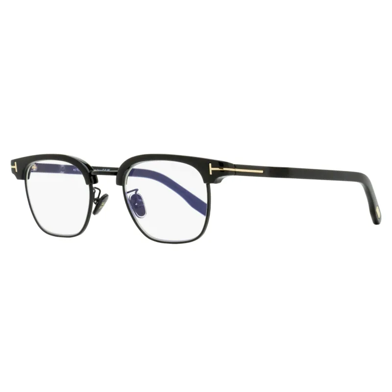 Tom Ford Brow Line Blue Block Eyeglasses TF5932-D-B 001 Black/Gunmetal 47mm Ft5932 made by Tom Ford