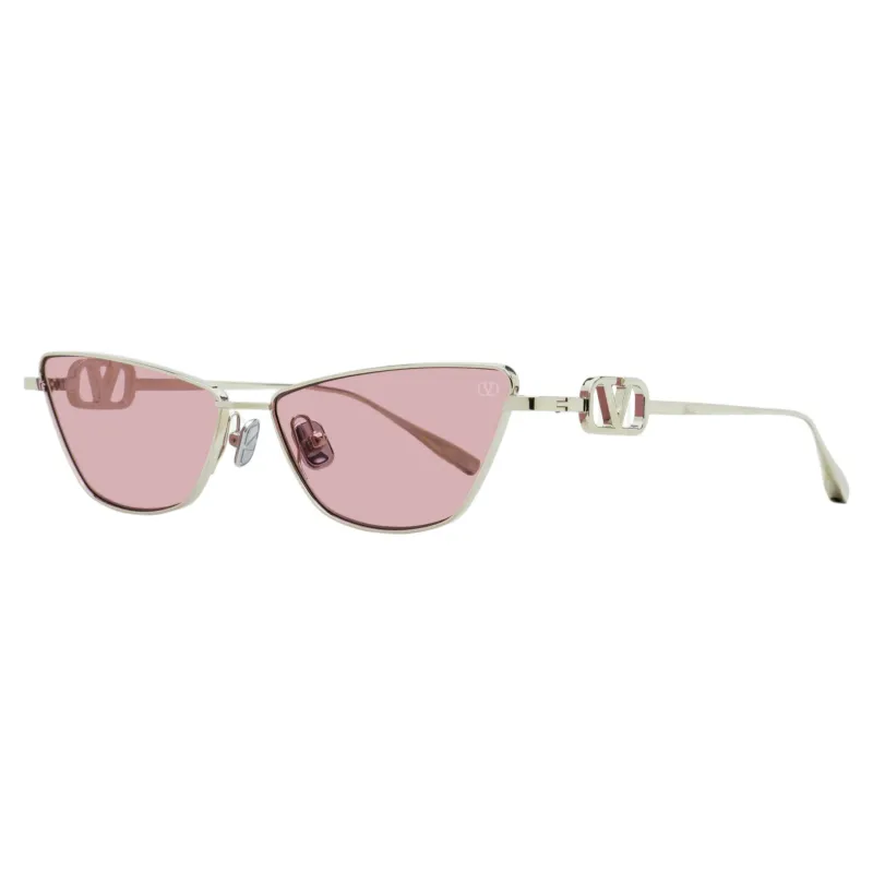 Valentino V-Logo Sign Sunglasses VLS-135 C Silver 61mm made by Valentino