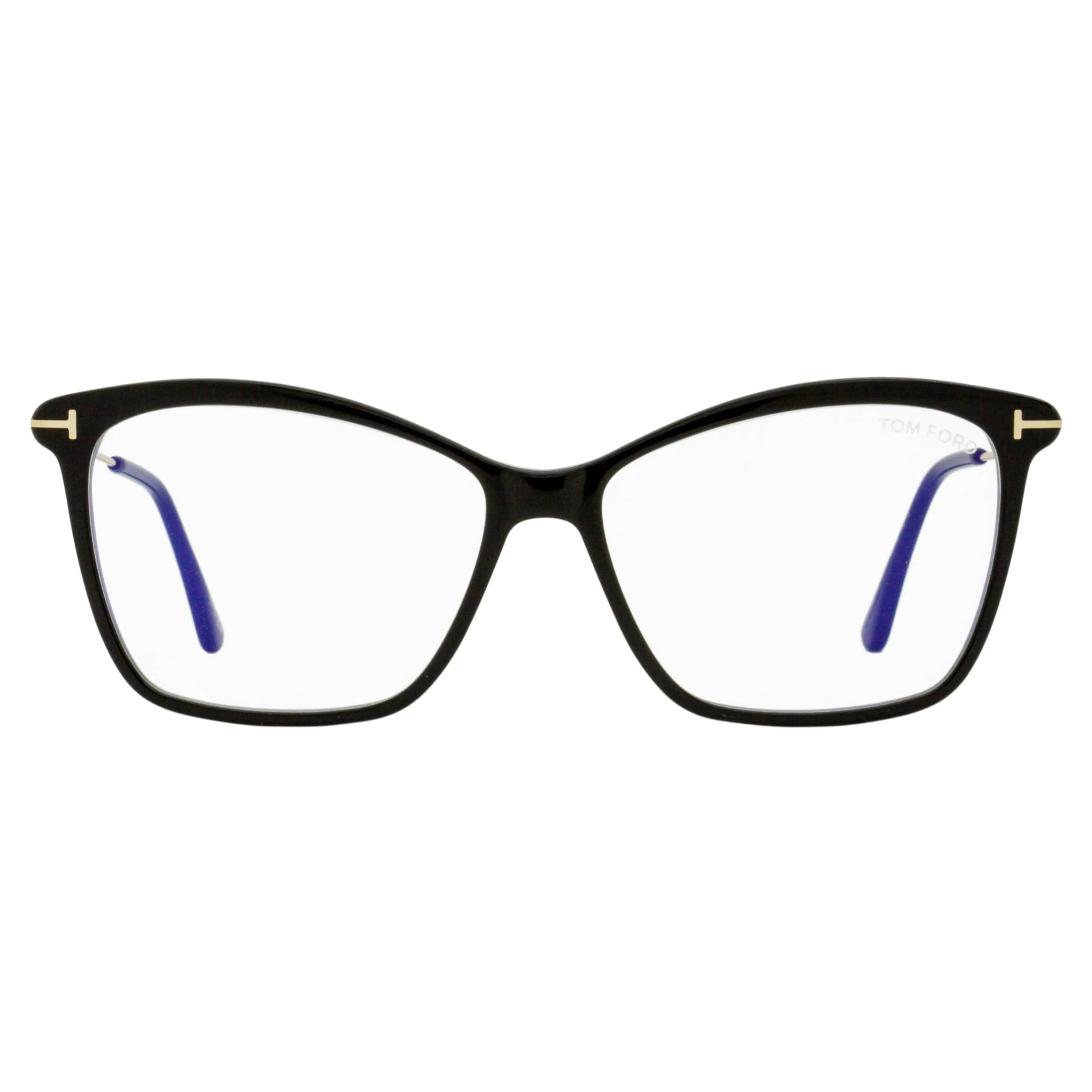 Tom Ford Butterfly Blue Block Eyeglasses TF5687-B 001 Black/Gold 56mm Ft5687 sold by Zulily product image thumbnail 2