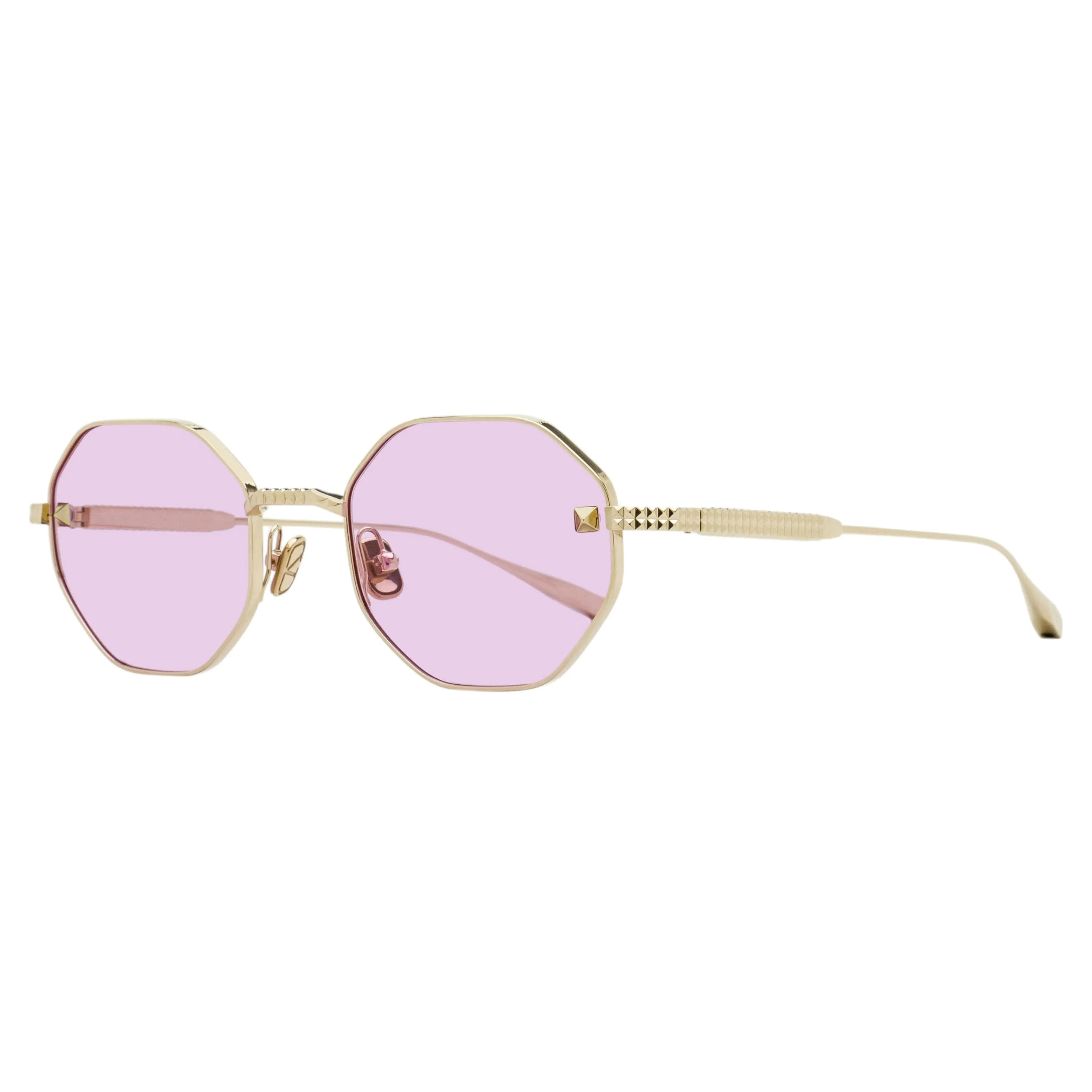 Valentino Titanium V-Stud Sunglasses VLX-122 a Gold 52mm sold by Zulily