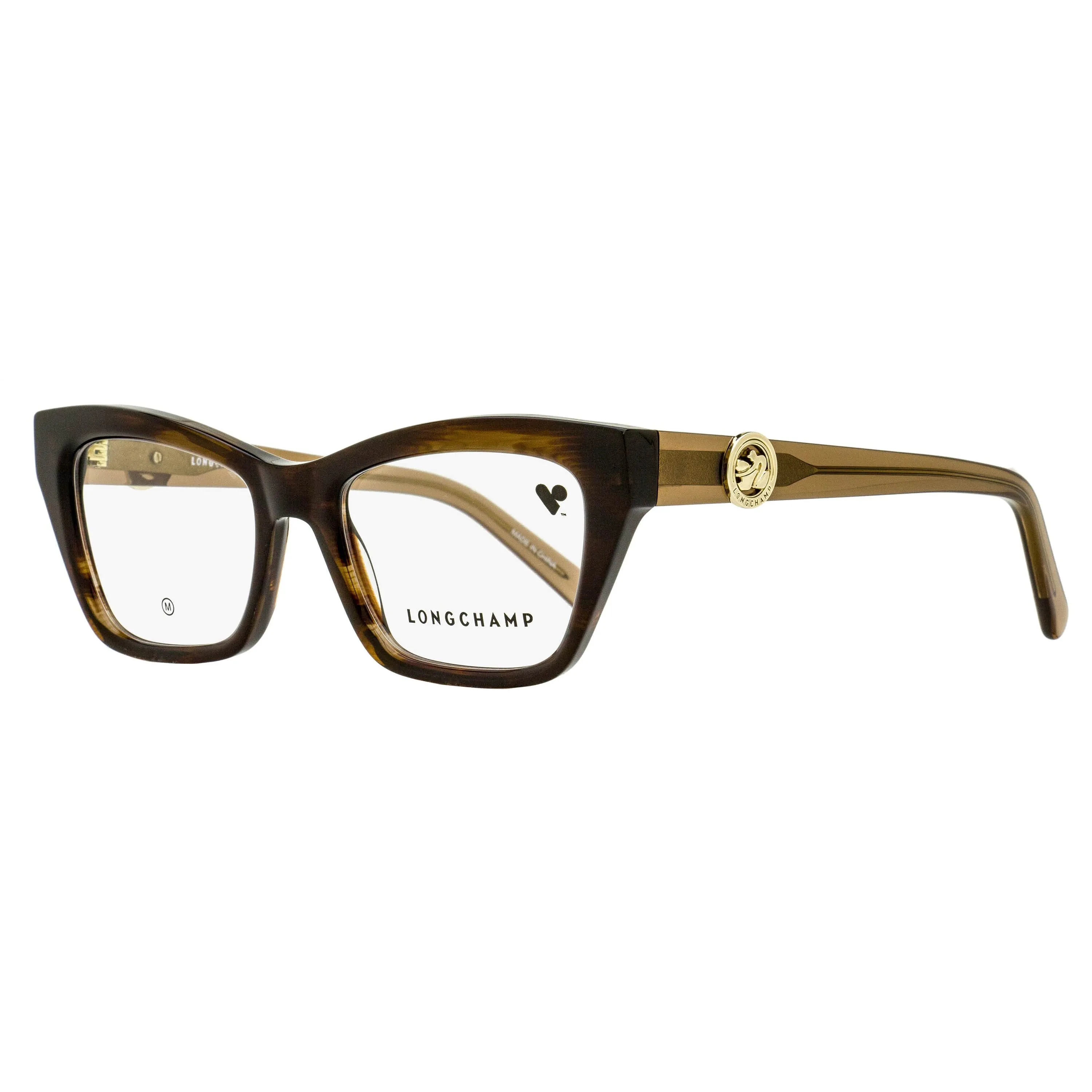 Longchamp Arching Brow Line Eyeglasses LO2762 001 Black 51mm sold by Zulily product image thumbnail 3
