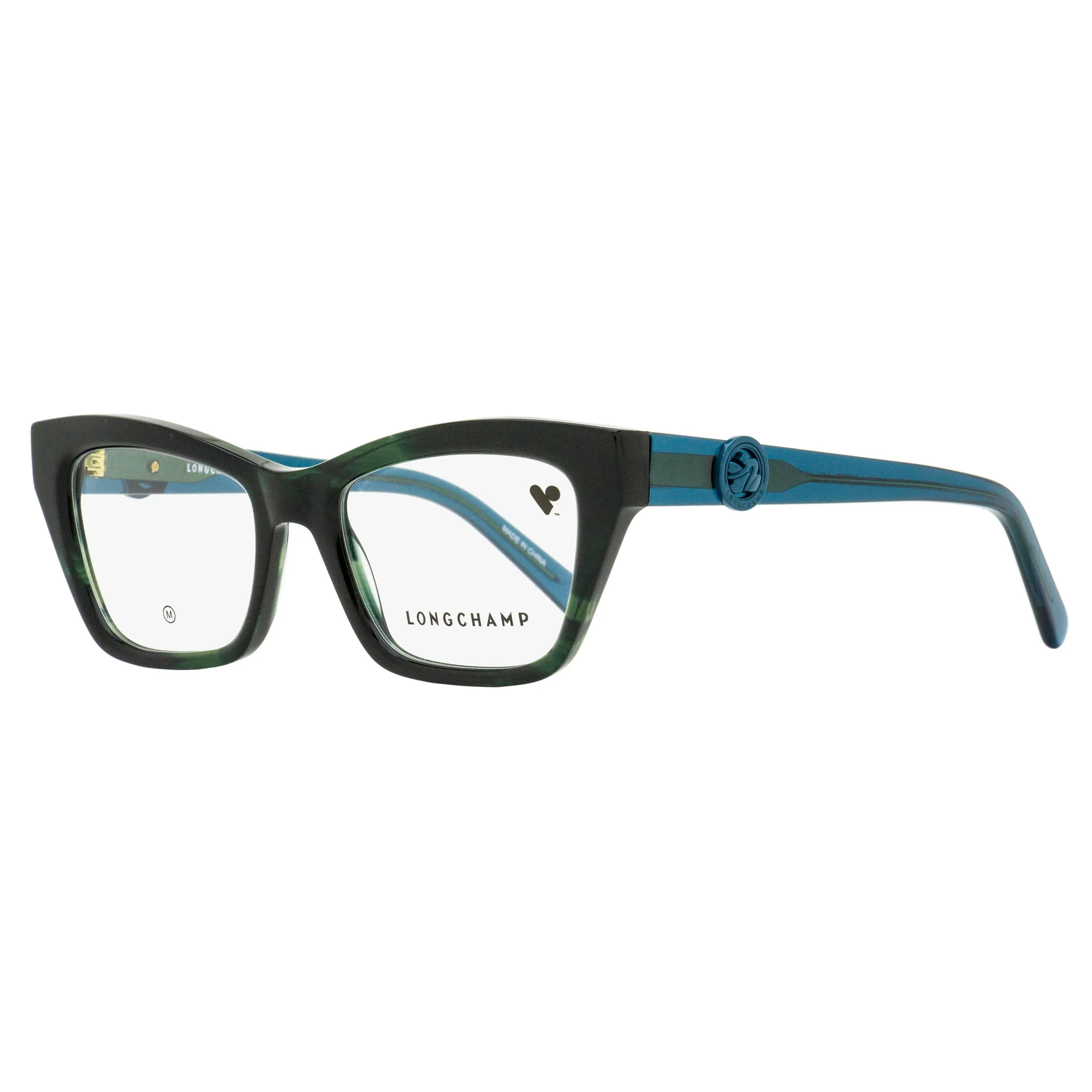 Longchamp Arching Brow Line Eyeglasses LO2762 001 Black 51mm sold by Zulily product image thumbnail 5