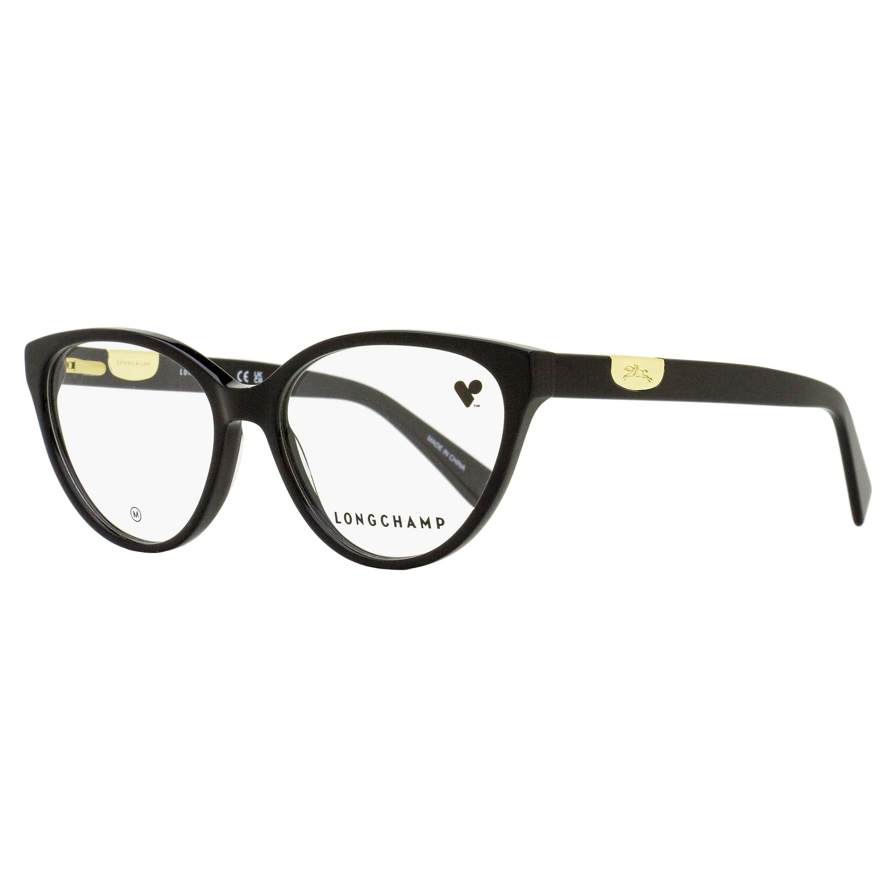 Longchamp Cat Eye Eyeglasses LO2764 001 Black 53mm sold by Zulily