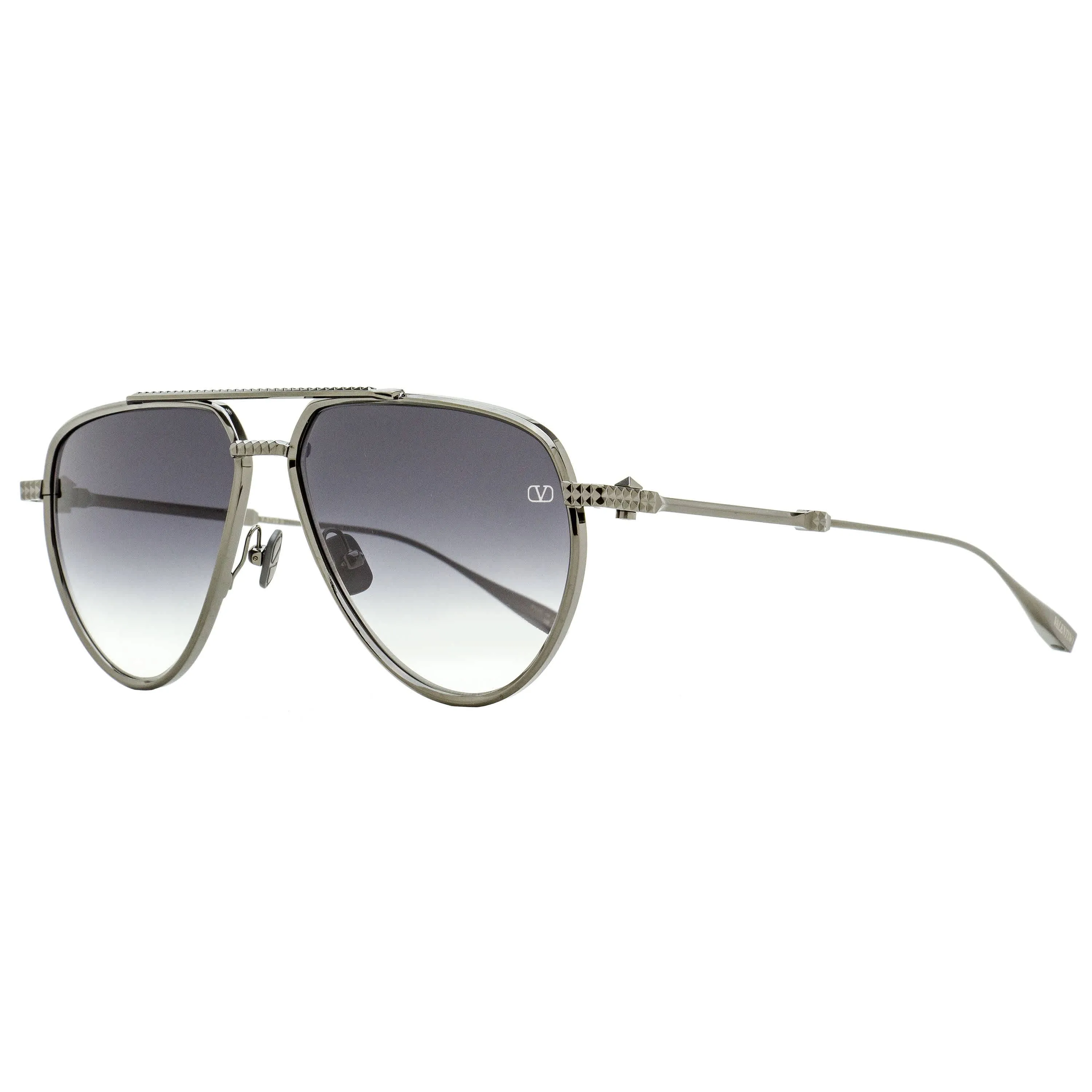 Valentino Titanium Pilot Sunglasses VLS-133 a Gold 59mm sold by Zulily product image thumbnail 3