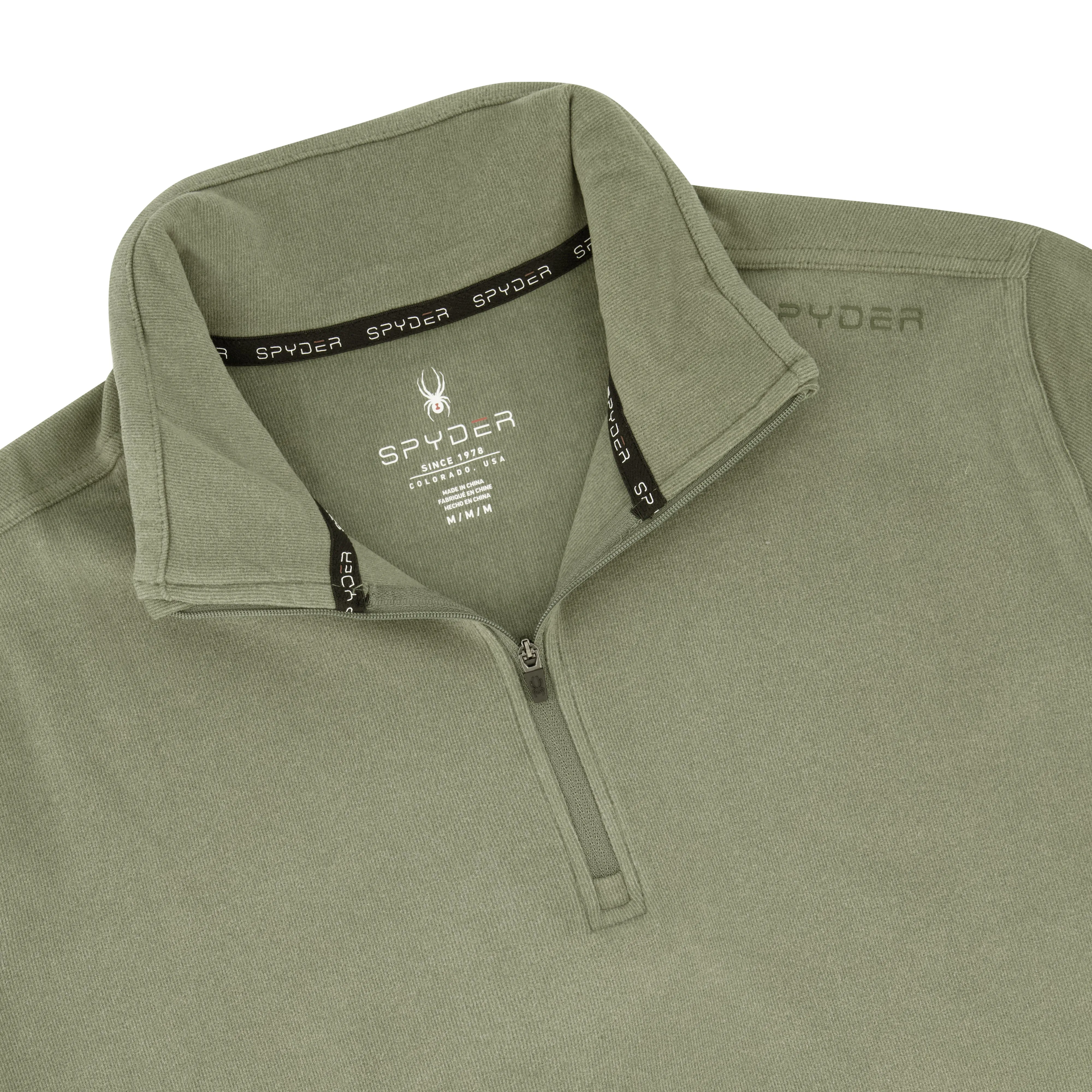 Men's Brushed Vertical Stripe Quarter Zip - Brown sold by Zulily product image thumbnail 4