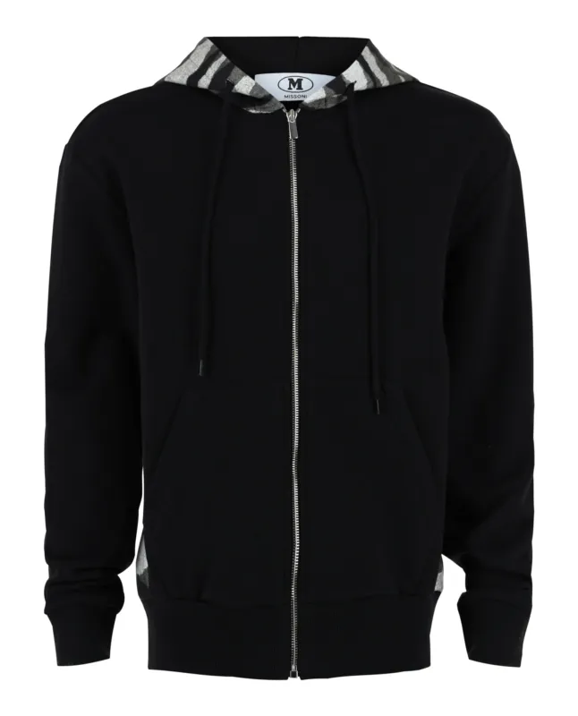 Missoni Zig Zag Print Zip Up Hoodie made by Missoni