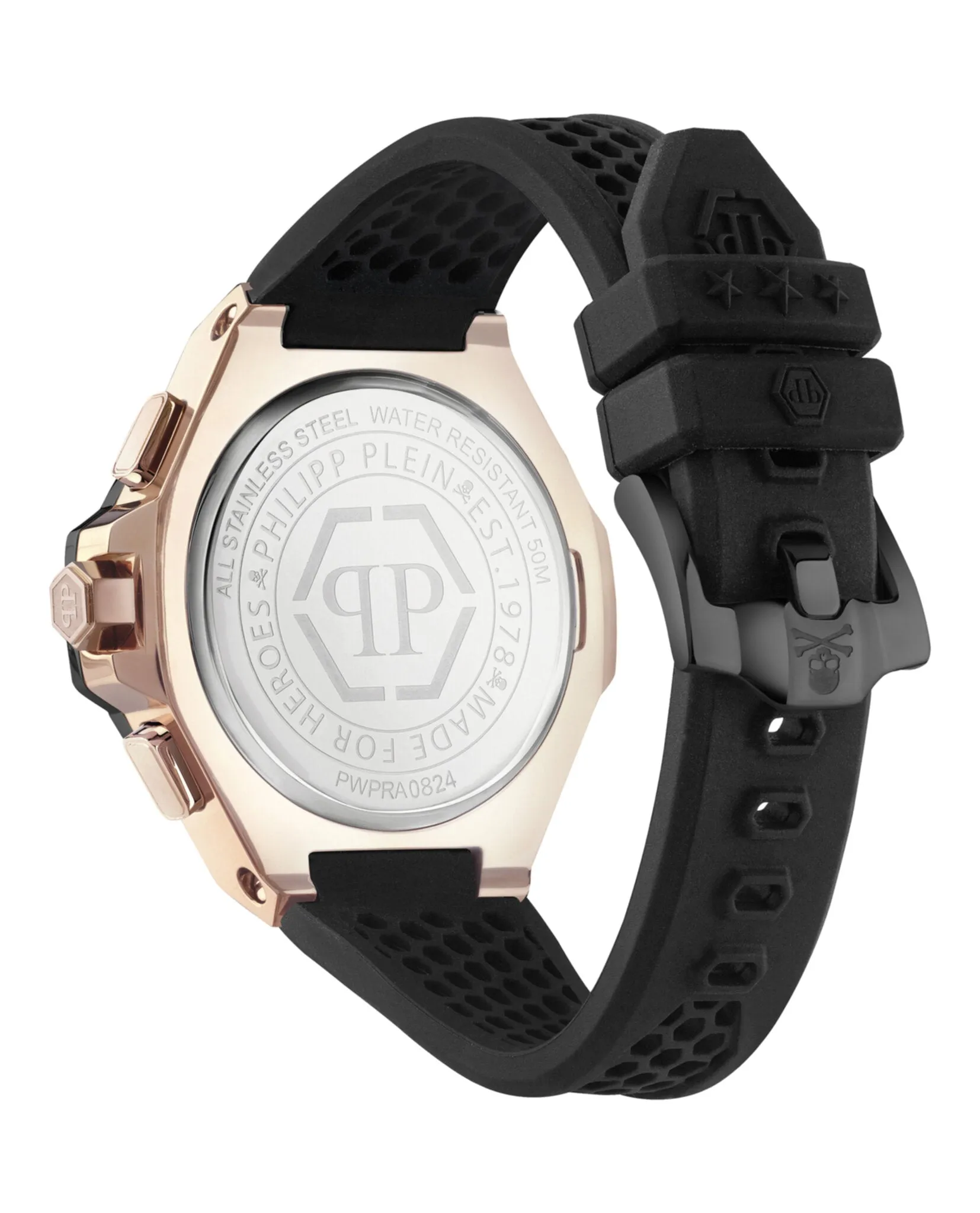 Philipp Plein Chrono Royal Silicone Watch sold by Zulily product image thumbnail 3
