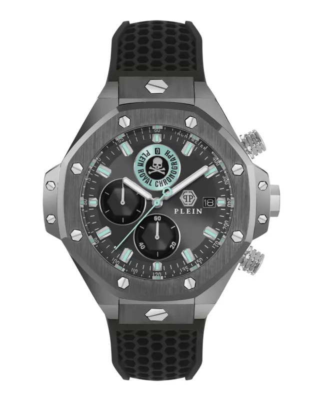 Philipp Plein Chrono Royal Silicone Watch made by Philipp Plein