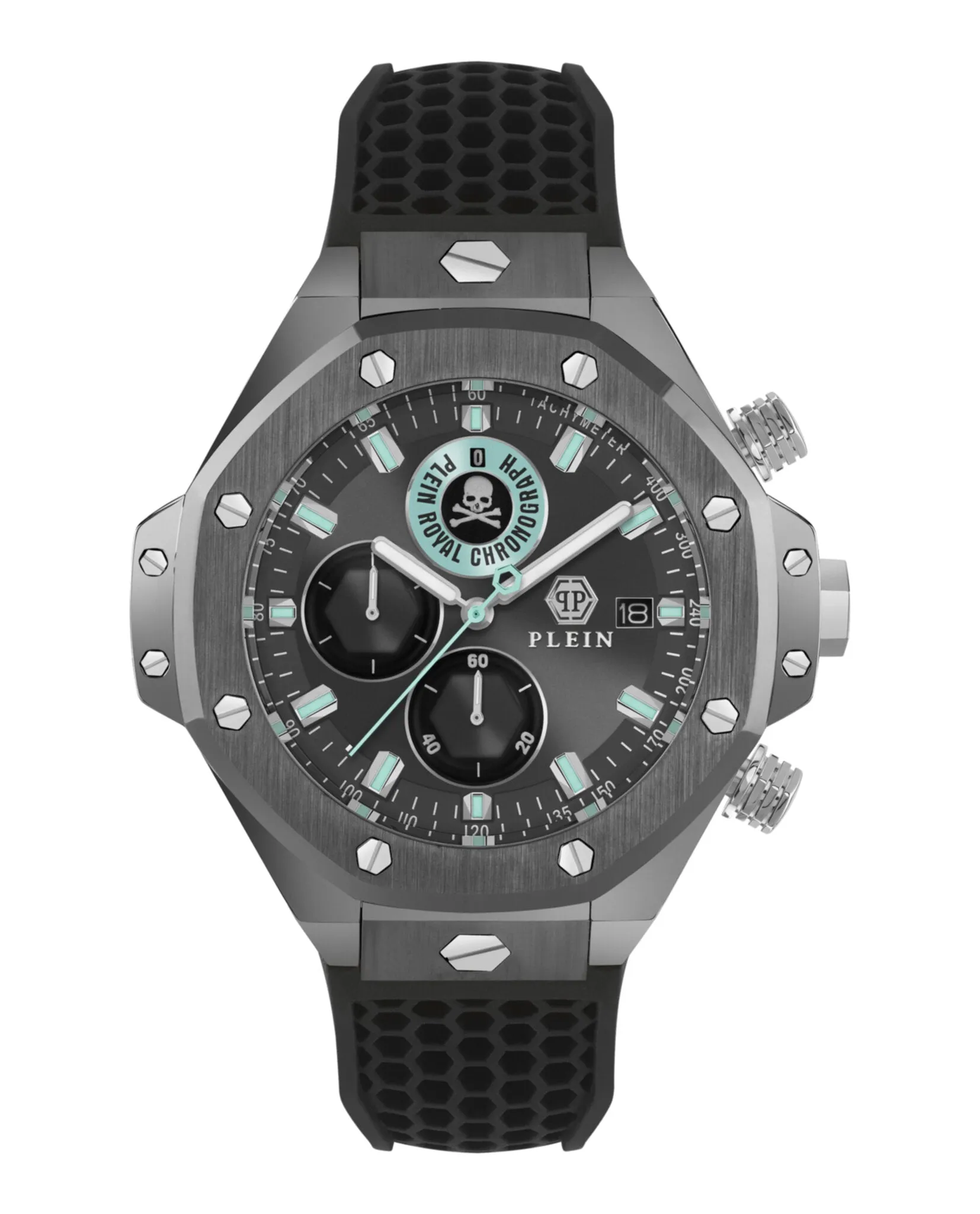 Philipp Plein Chrono Royal Silicone Watch sold by Zulily