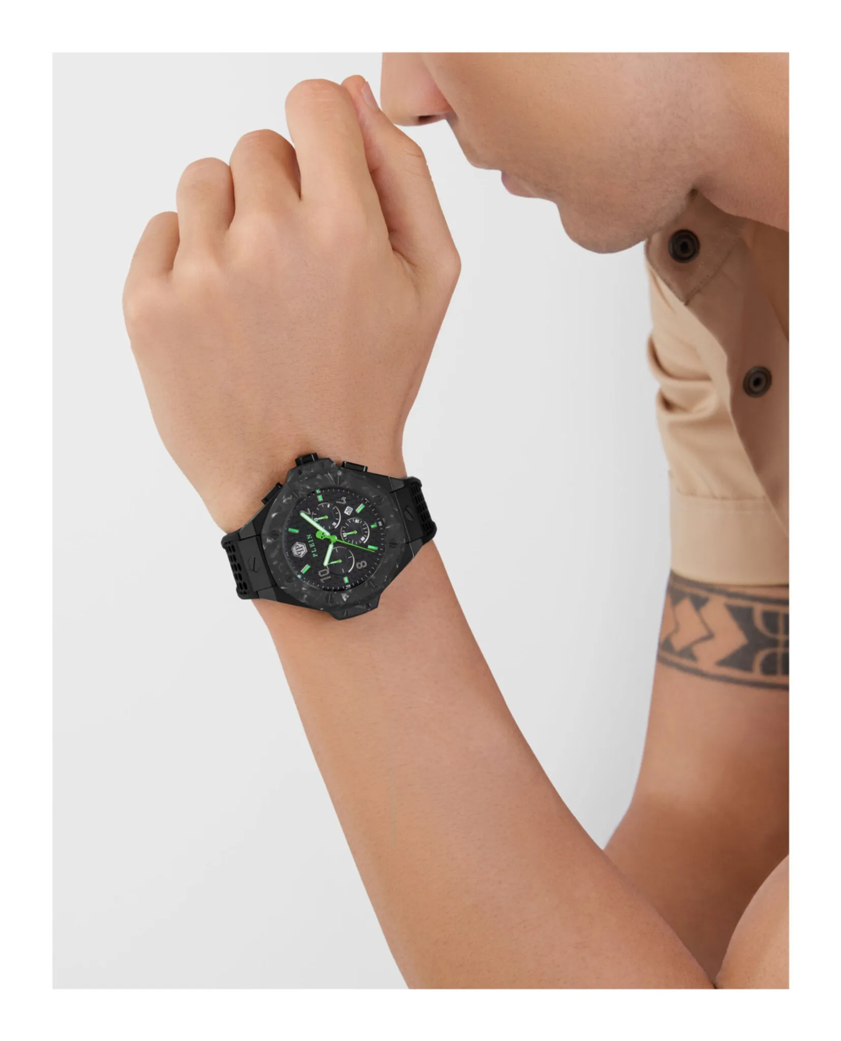 Philipp Plein Chrono Royal Silicone Watch sold by Zulily product image thumbnail 5