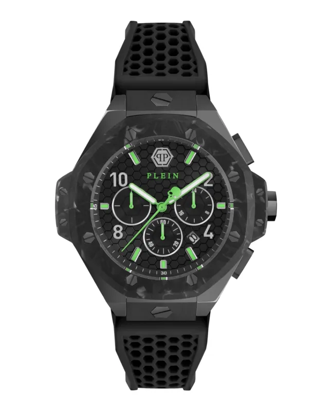 Philipp Plein Chrono Royal Silicone Watch made by Philipp Plein