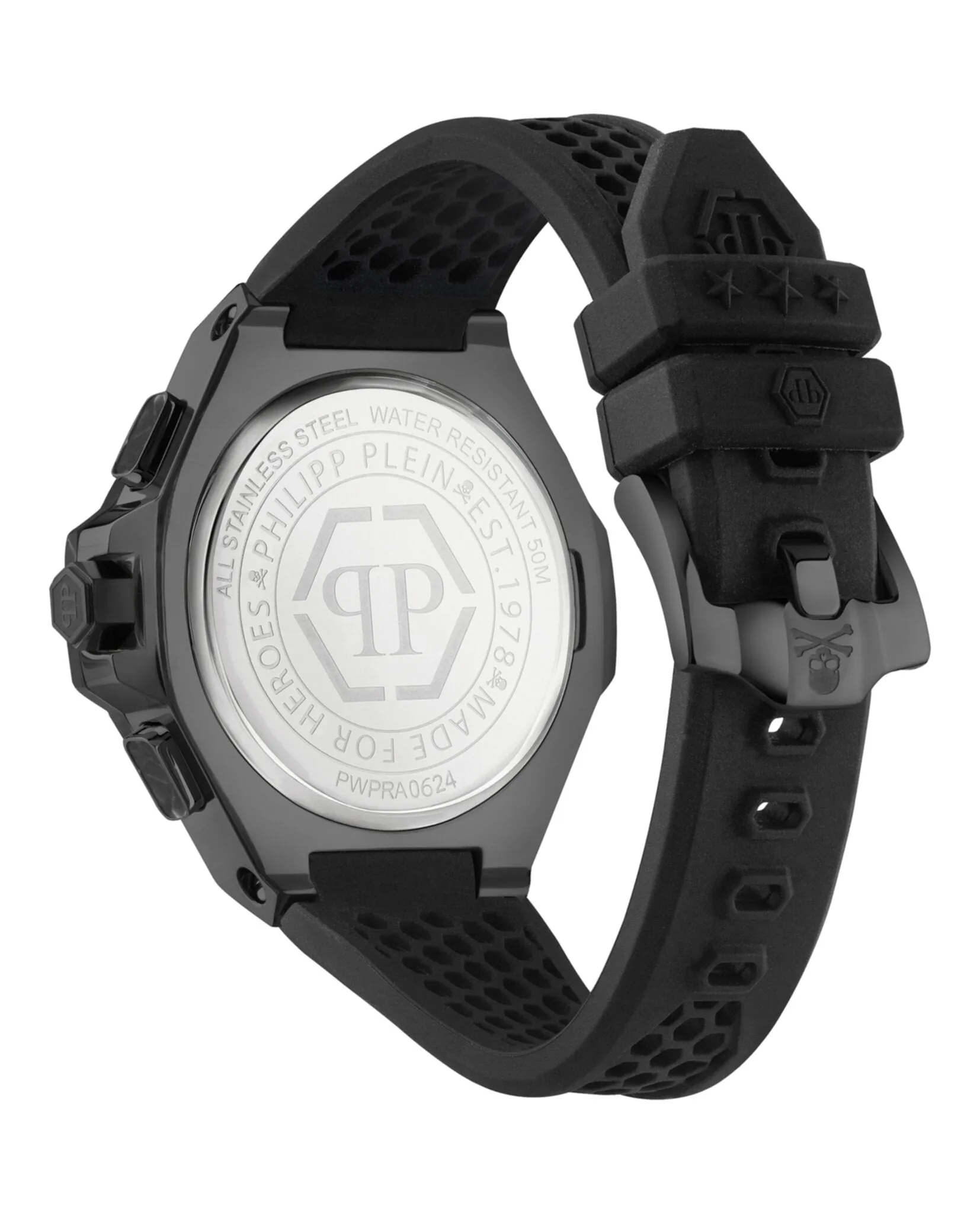 Philipp Plein Chrono Royal Silicone Watch sold by Zulily product image thumbnail 3