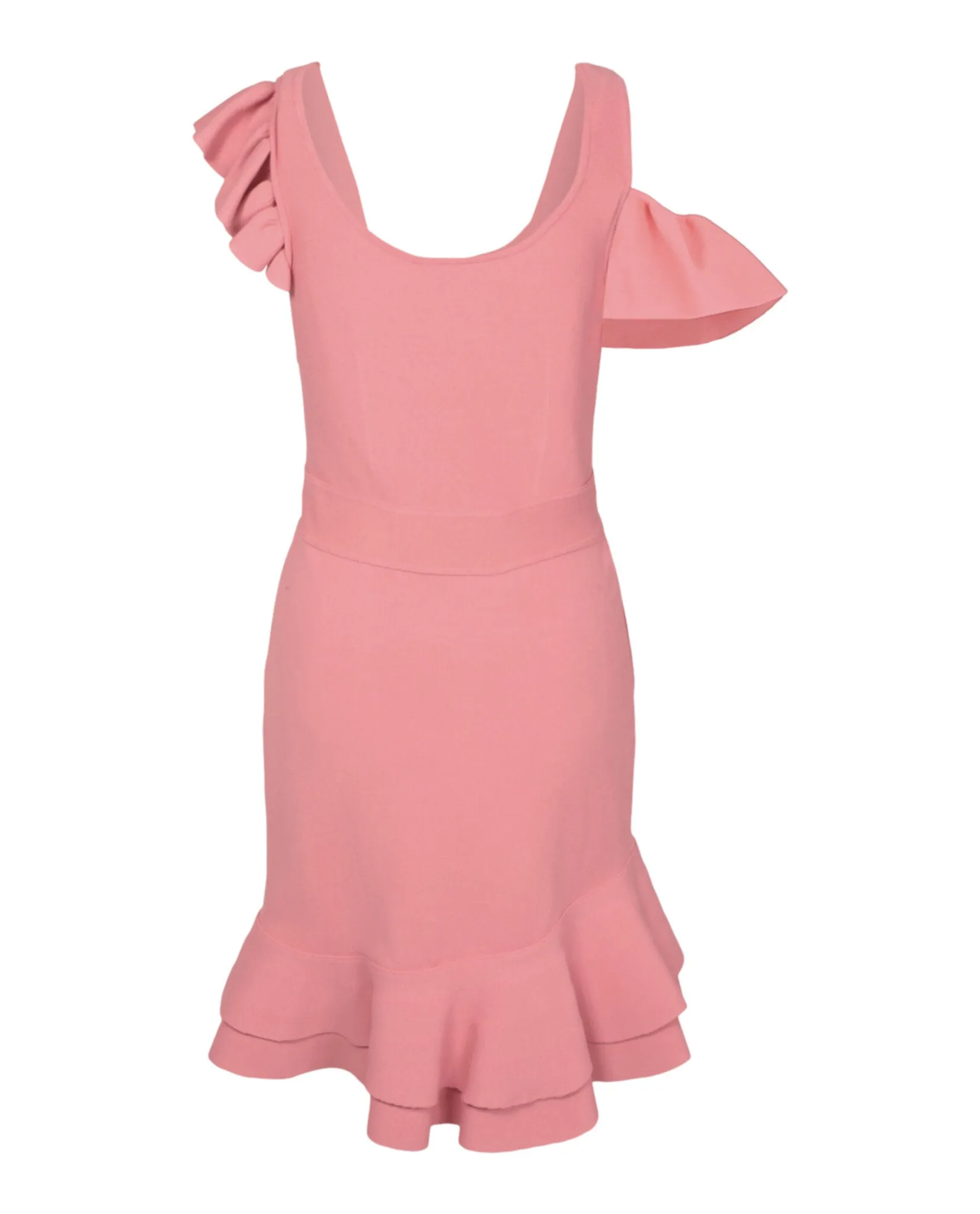 Alexander McQueen Women's Compact Knit Mini Ruffle Dress sold by Zulily product image thumbnail 2