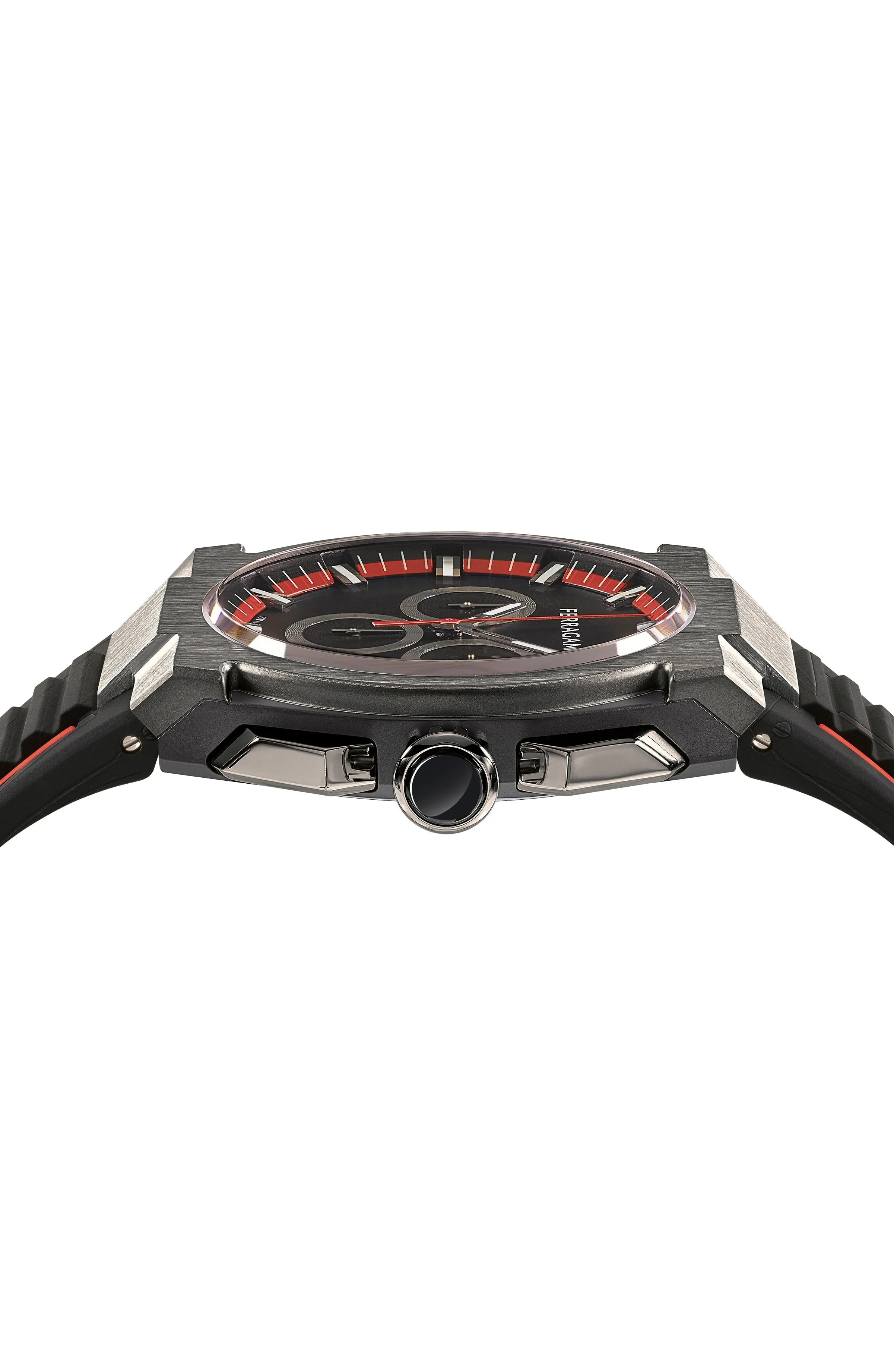 Ferragamo Supreme Chrono Silicone Watch sold by Zulily product image thumbnail 2