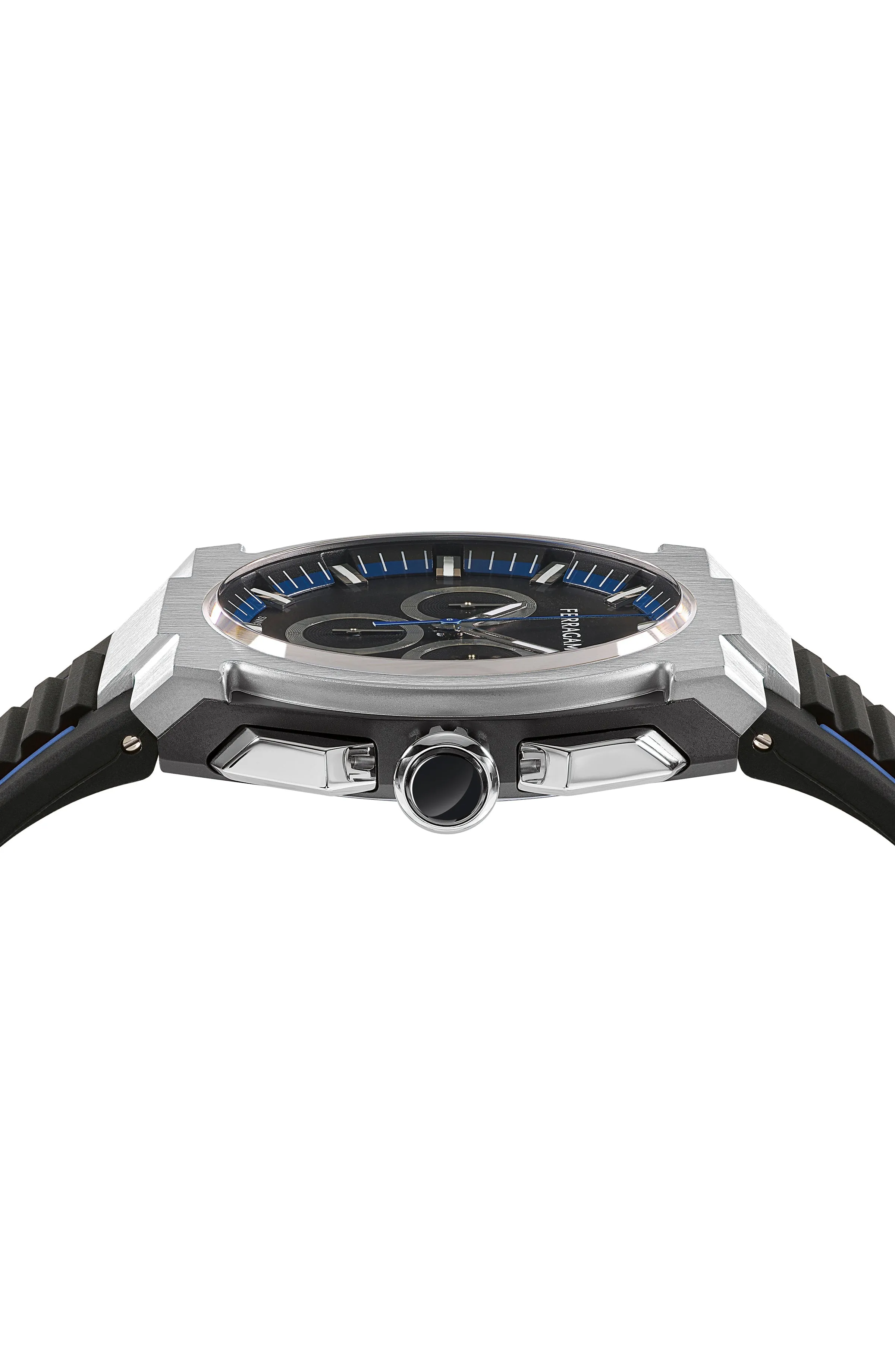 Ferragamo Supreme Chrono Silicone Watch sold by Zulily product image thumbnail 2