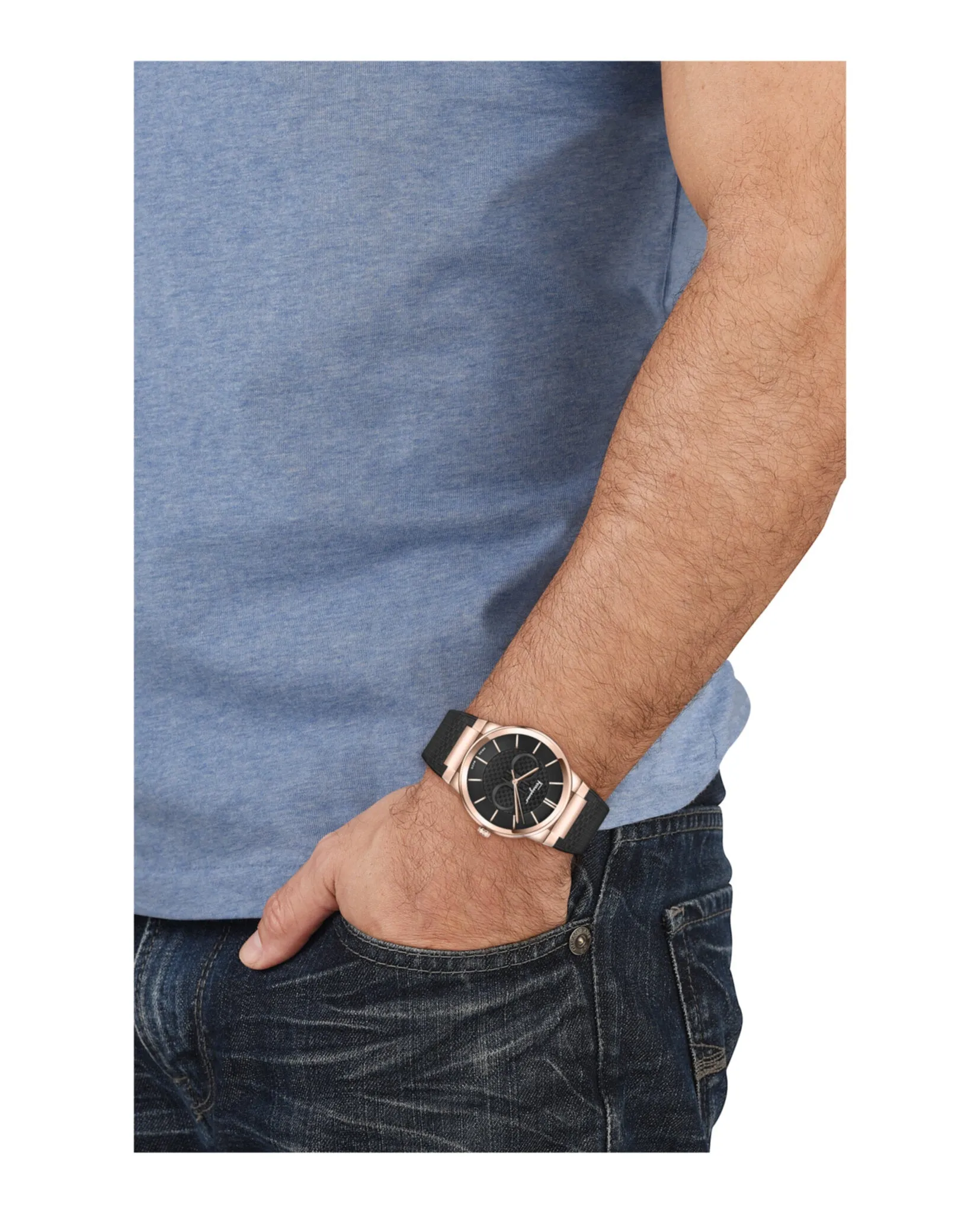 Ferragamo Sapphire Silicone Watch sold by Zulily product image thumbnail 4