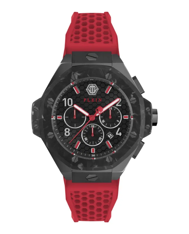 Philipp Plein Chrono Royal Silicone Watch made by Philipp Plein