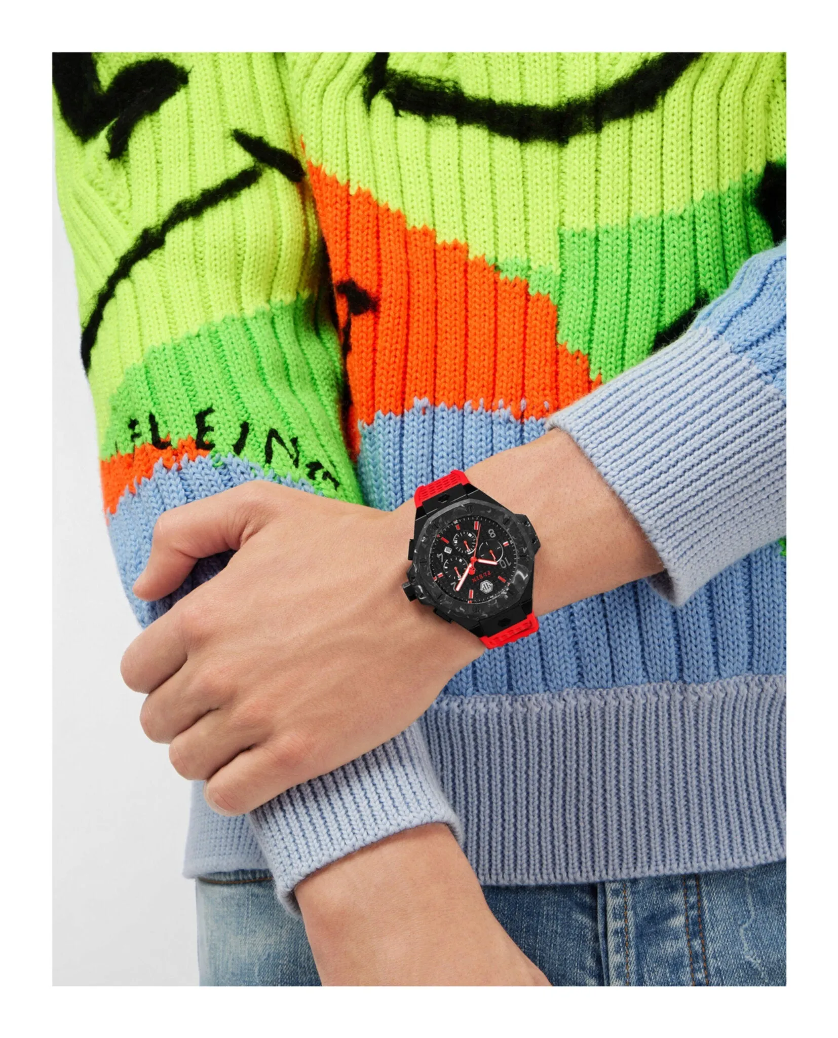 Philipp Plein Chrono Royal Silicone Watch sold by Zulily product image thumbnail 5
