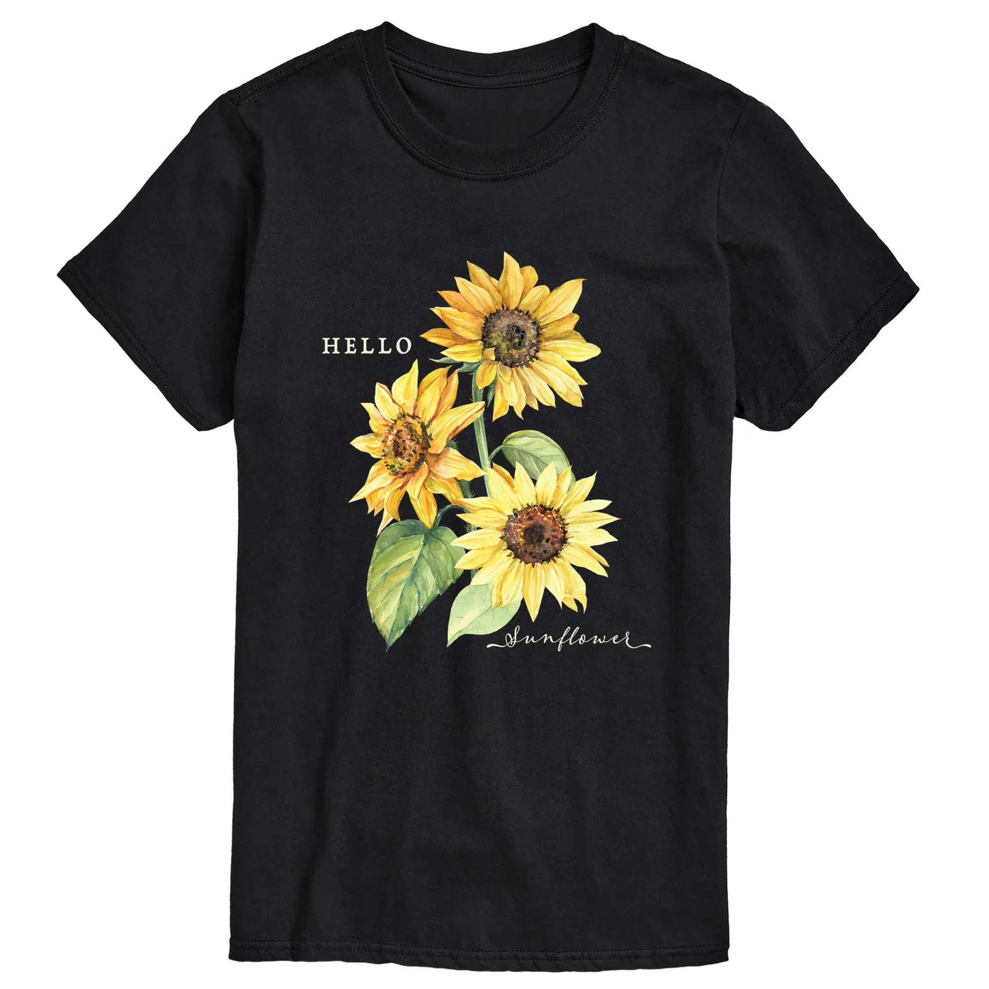 Instant Message - Hello Sunflower - Men's Short Sleeve Graphic T-Shirt sold by Zulily