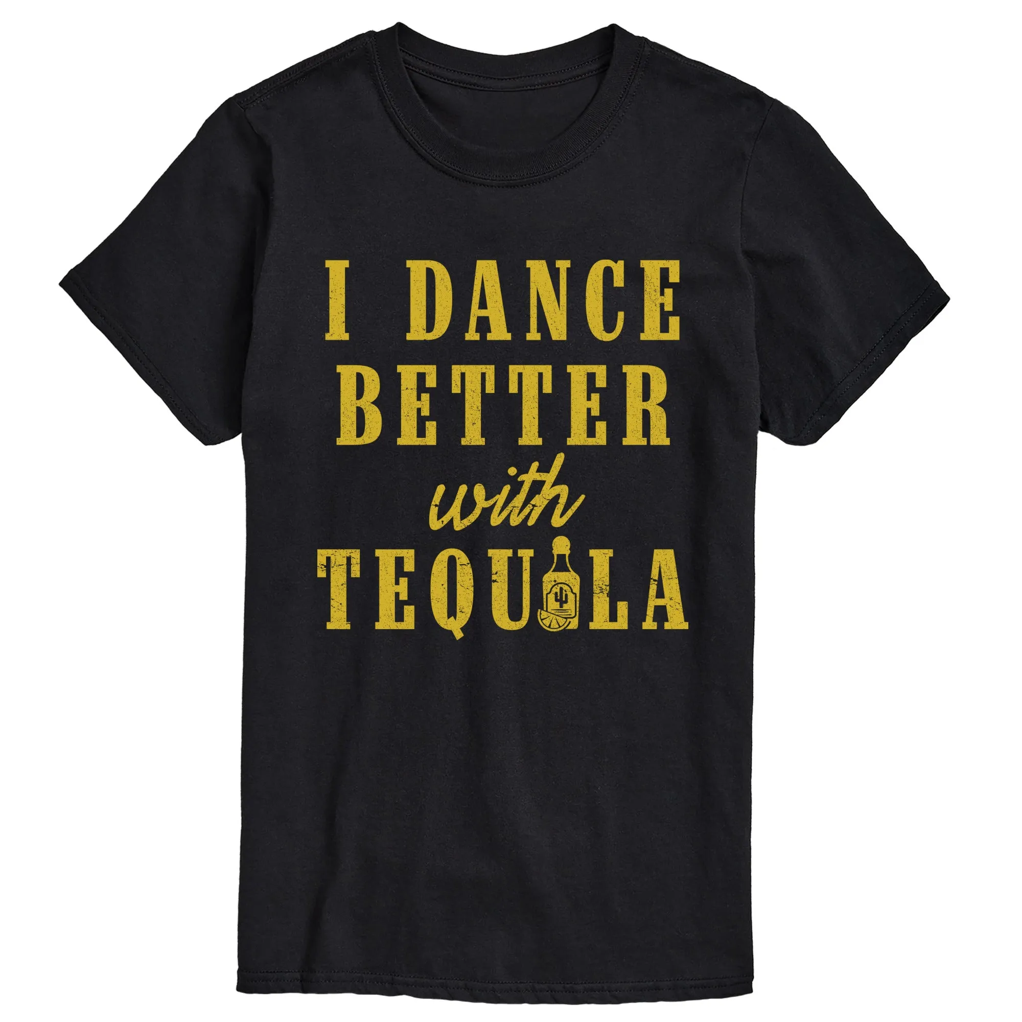 Instant Message - Dance Better With Tequila - Men's Short Sleeve Graphic T-Shirt sold by Zulily