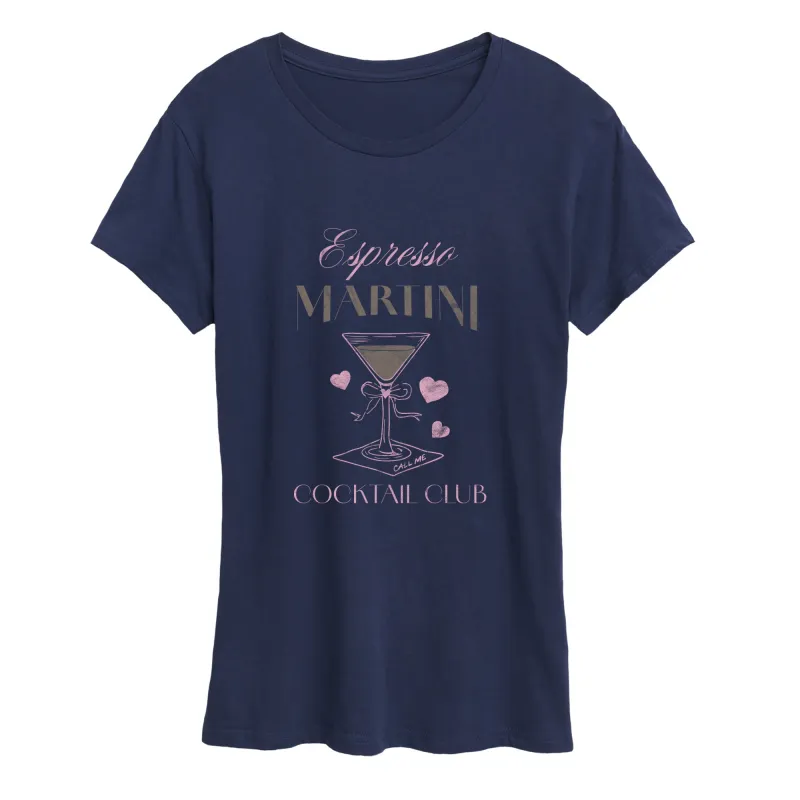 Instant Message - Espresso Martini - Women's Short Sleeve Graphic T-Shirt made by Zulily