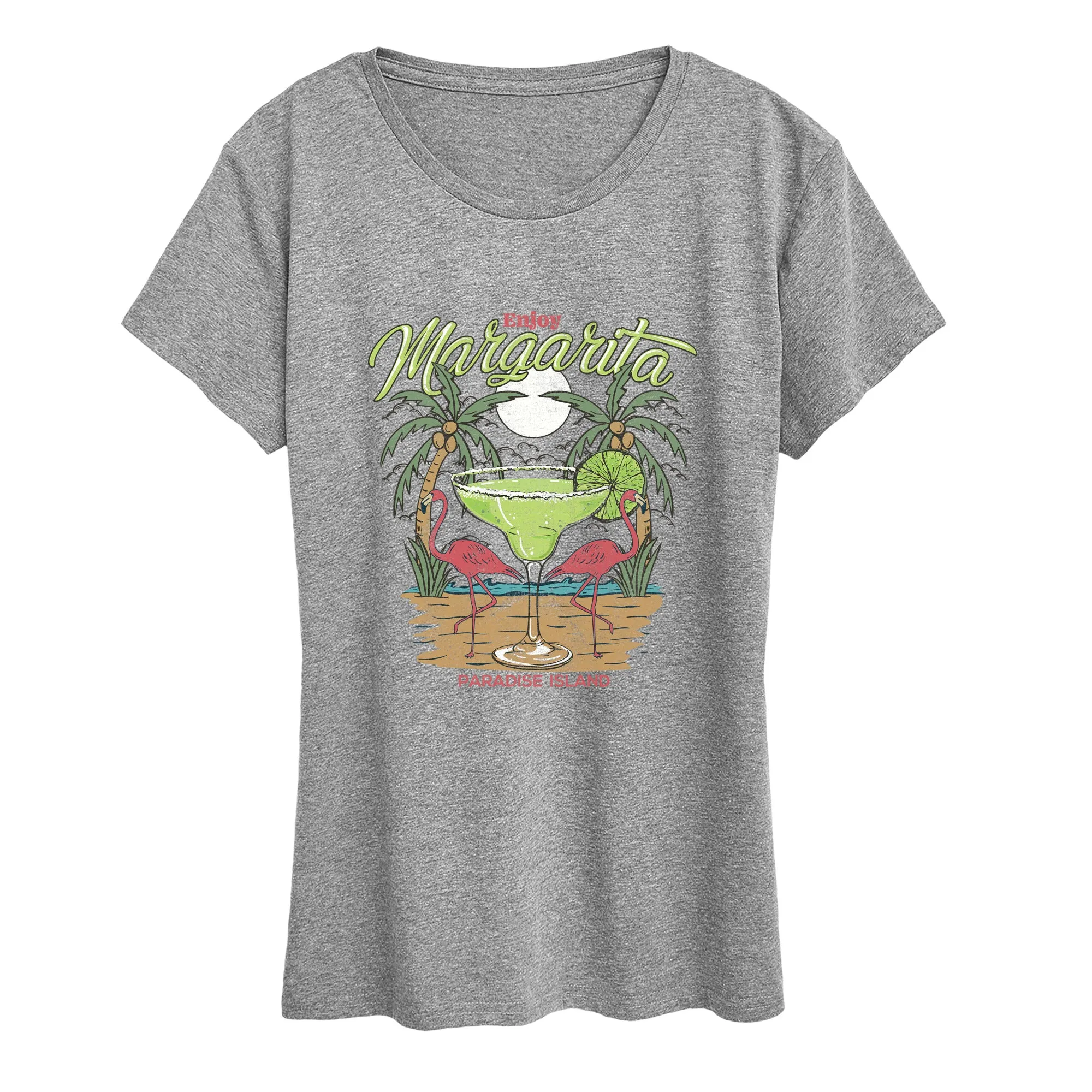Instant Message - Enjoy Margarita Paradise - Women's Short Sleeve Graphic T-Shirt sold by Zulily product image thumbnail 3