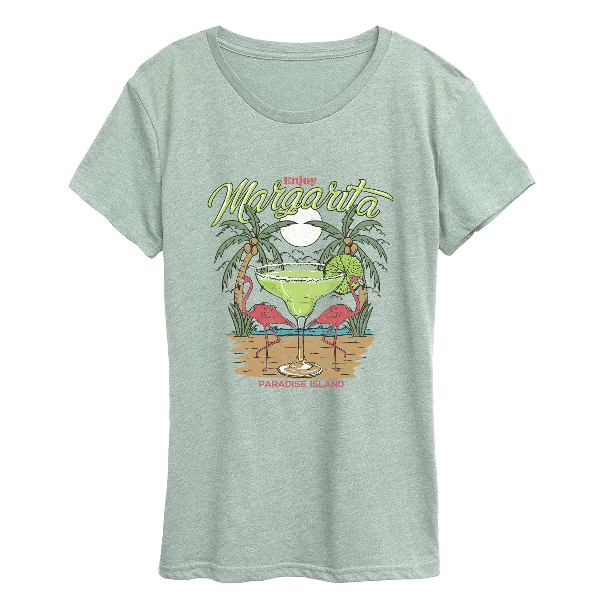 Instant Message - Enjoy Margarita Paradise - Women's Short Sleeve Graphic T-Shirt sold by Zulily product image thumbnail 4