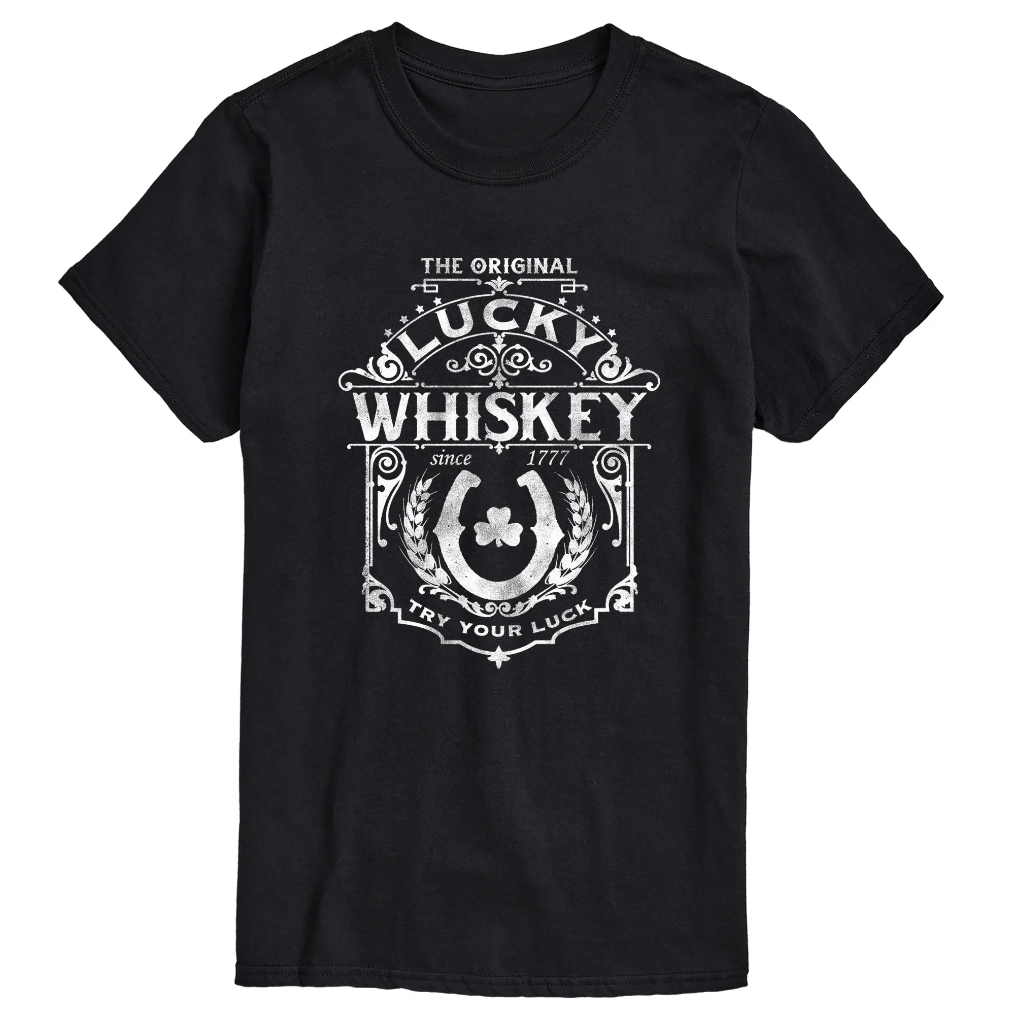 Instant Message - Lucky Irish Whiskey - Men's Short Sleeve Graphic T-Shirt sold by Zulily