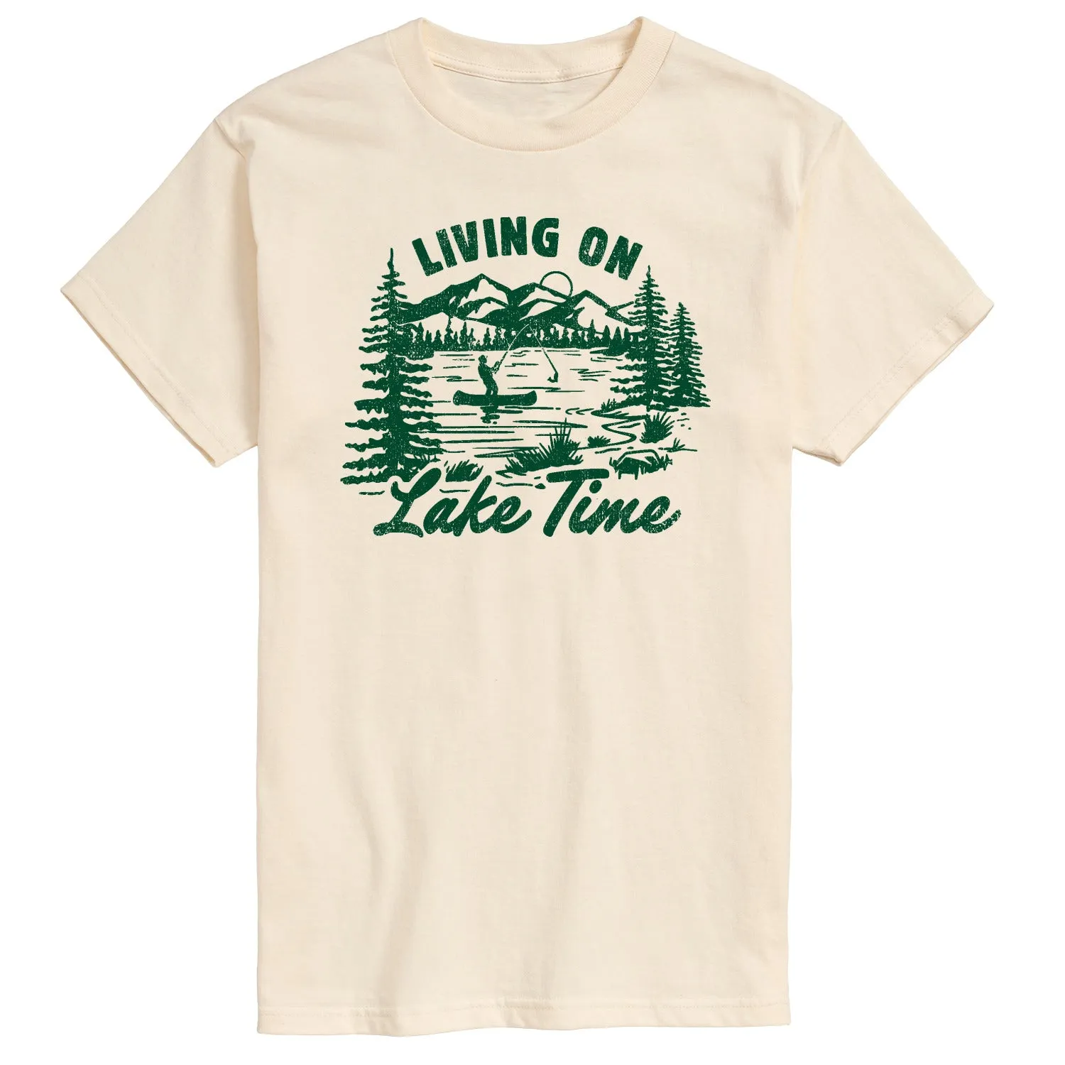Instant Message - Living On Lake Time - Men's Short Sleeve Graphic T-Shirt sold by Zulily product image thumbnail 3