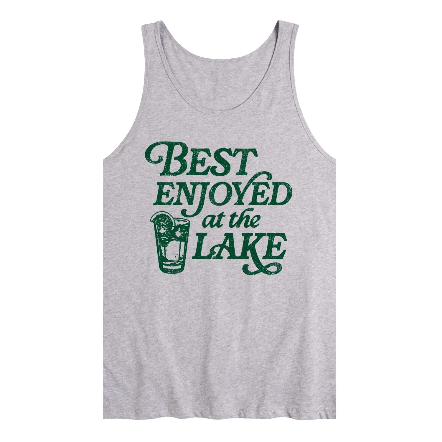 Instant Message - Enjoyed at the Lake - Men's Sleeveless Graphic Tank sold by Zulily