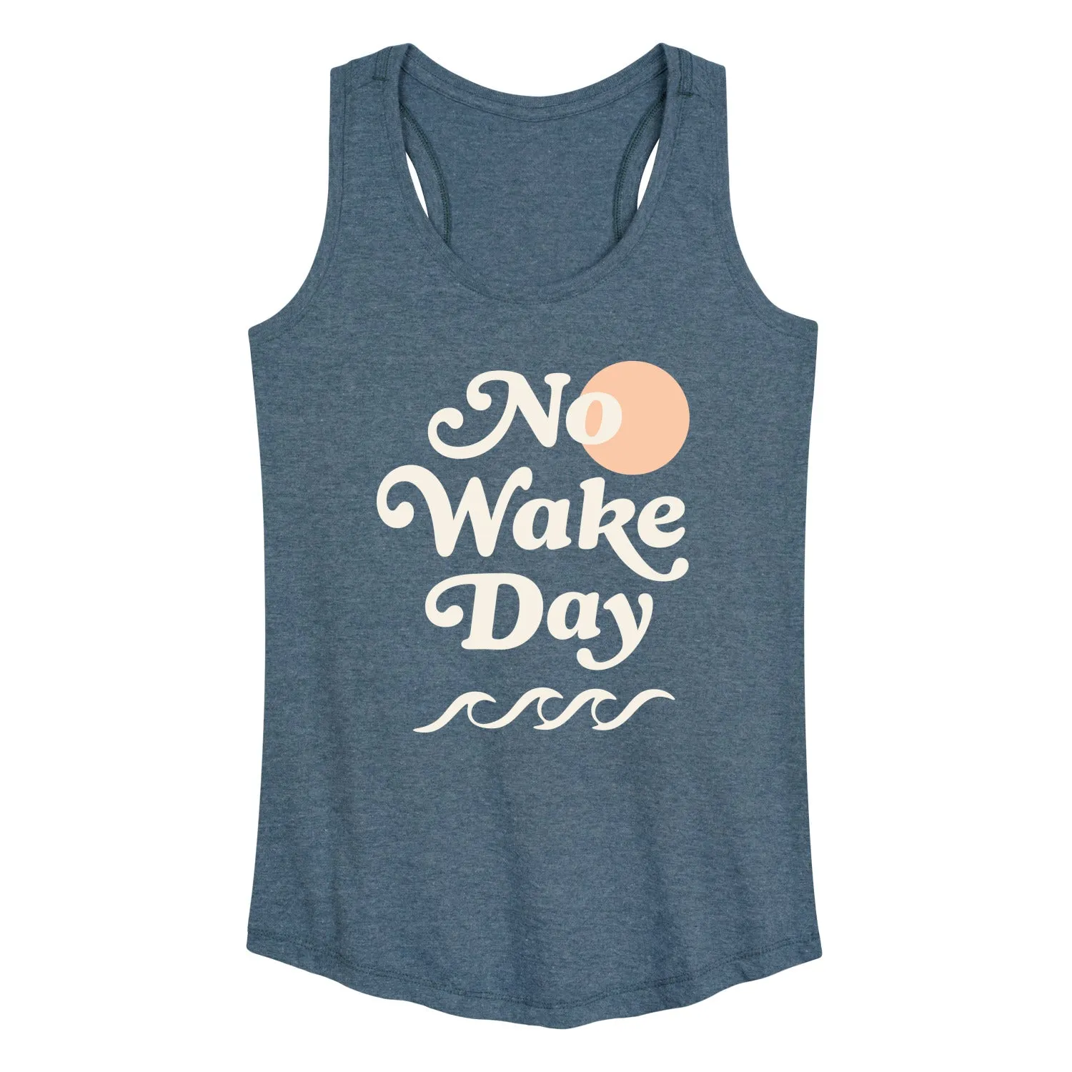 Instant Message - No Wake Day - Women's Racerback Graphic Tank sold by Zulily product image thumbnail 2