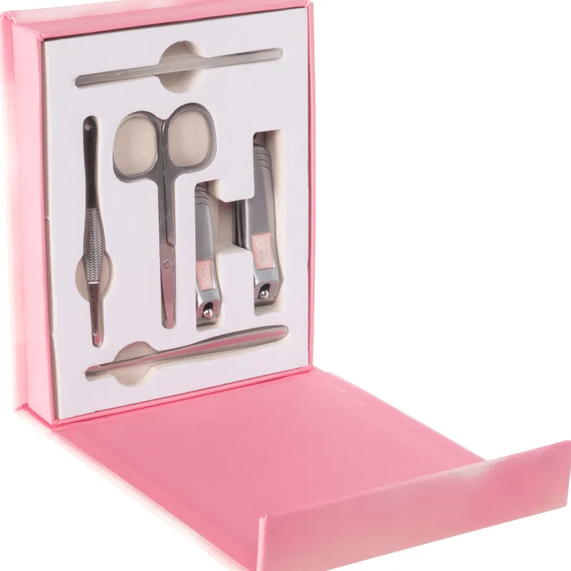 Pop Sonic 6-Piece Nail Kit & Case Set (White Marble) made by Zulily