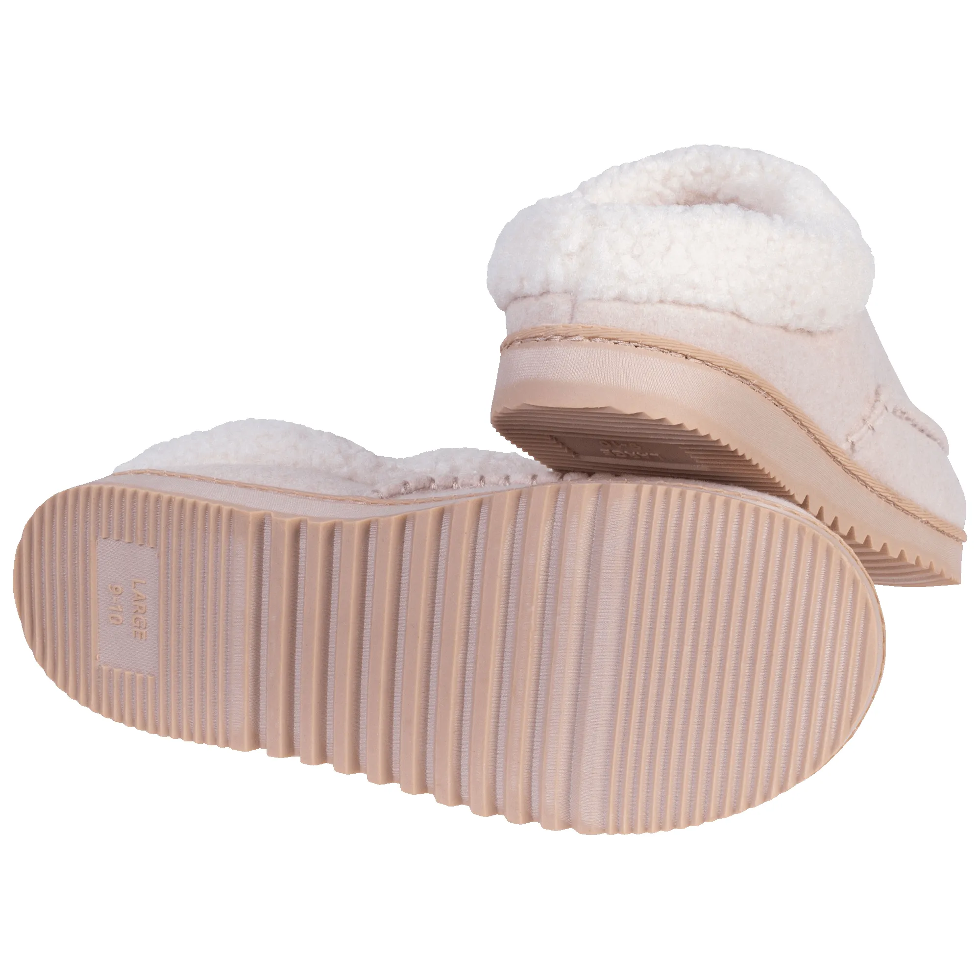 Born Ladies Felted Moccasin Slippers (Sanded Heather, Small) sold by Zulily product image thumbnail 2