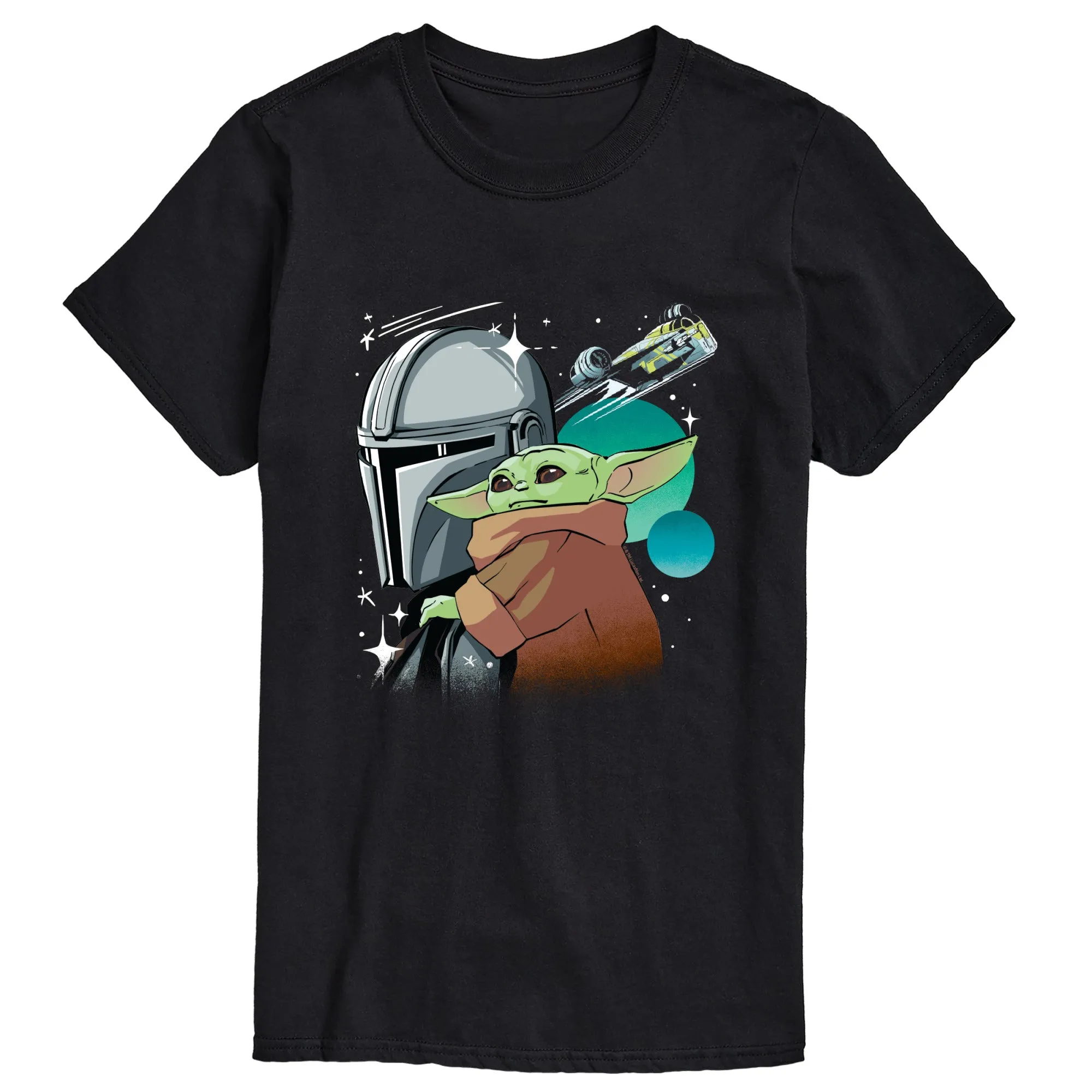 The Mandalorian And Grogu - Pose - Men's Short Sleeve Graphic T-Shirt sold by Zulily