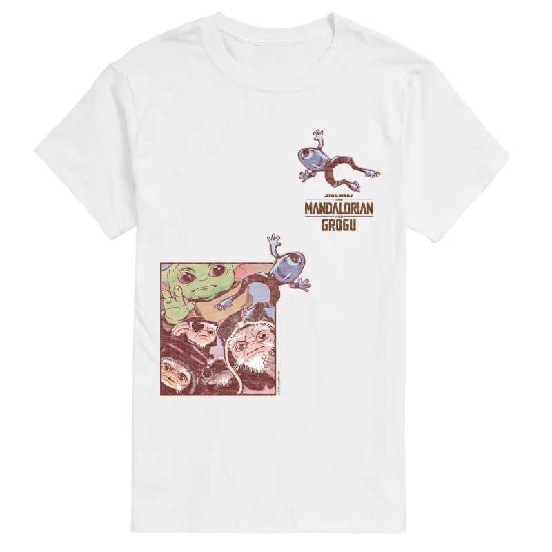 The Mandalorian And Grogu - Frogs - Men's Short Sleeve Graphic T-Shirt made by Star Wars