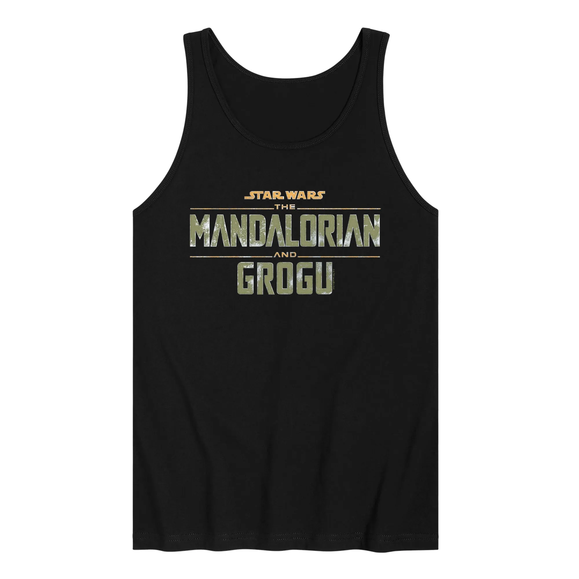 The Mandalorian And Grogu - Logo Grit - Men's Sleeveless Graphic Tank sold by Zulily product image thumbnail 2