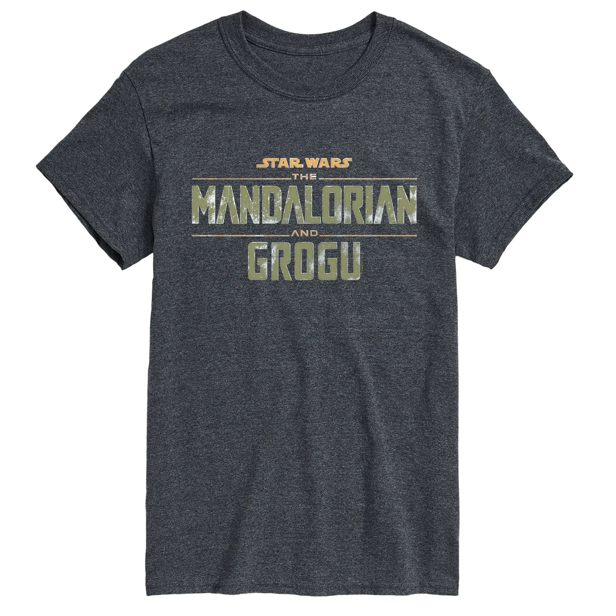 The Mandalorian And Grogu - Logo Grit - Men's Short Sleeve Graphic T-Shirt sold by Zulily product image thumbnail 4
