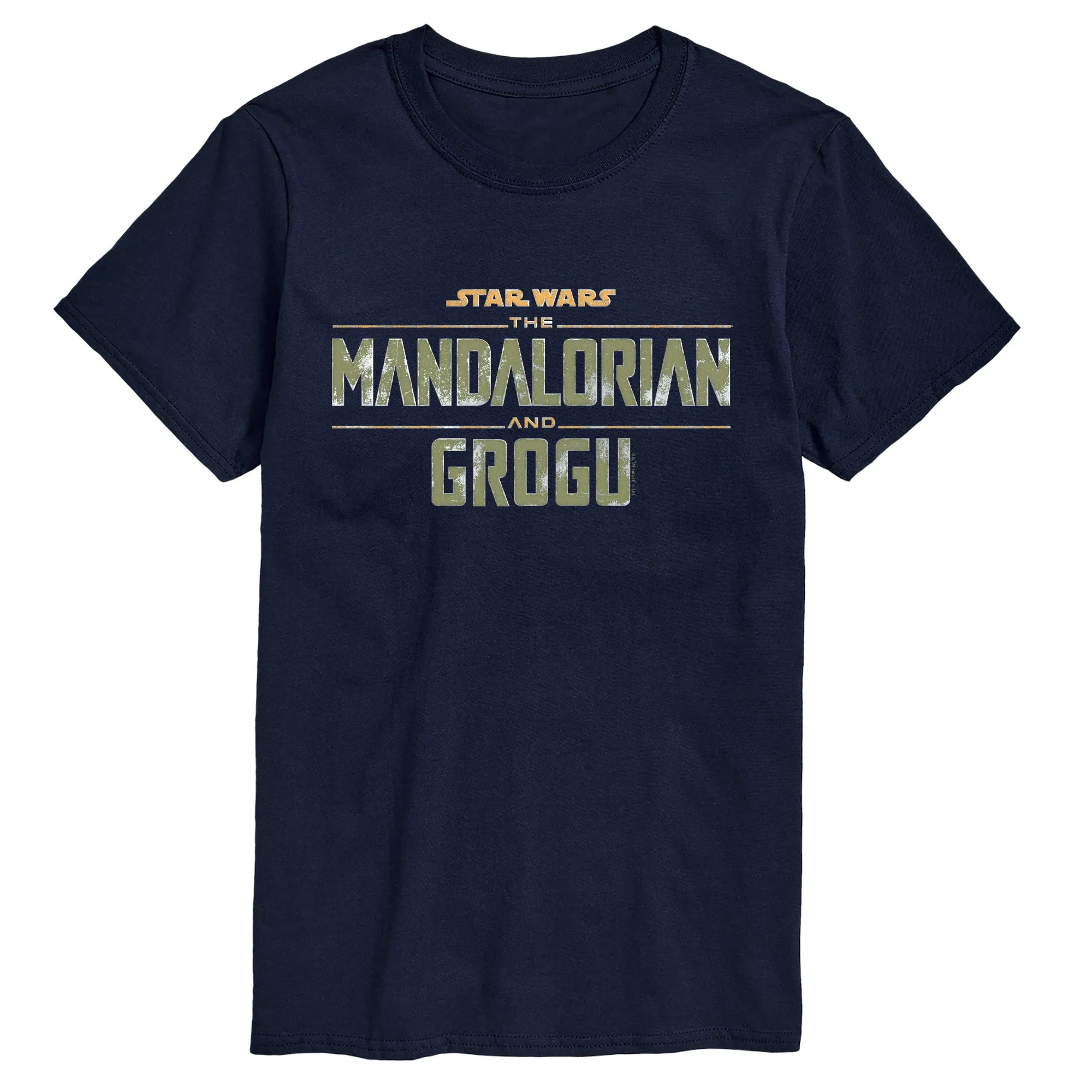 The Mandalorian And Grogu - Logo Grit - Men's Short Sleeve Graphic T-Shirt sold by Zulily product image thumbnail 5