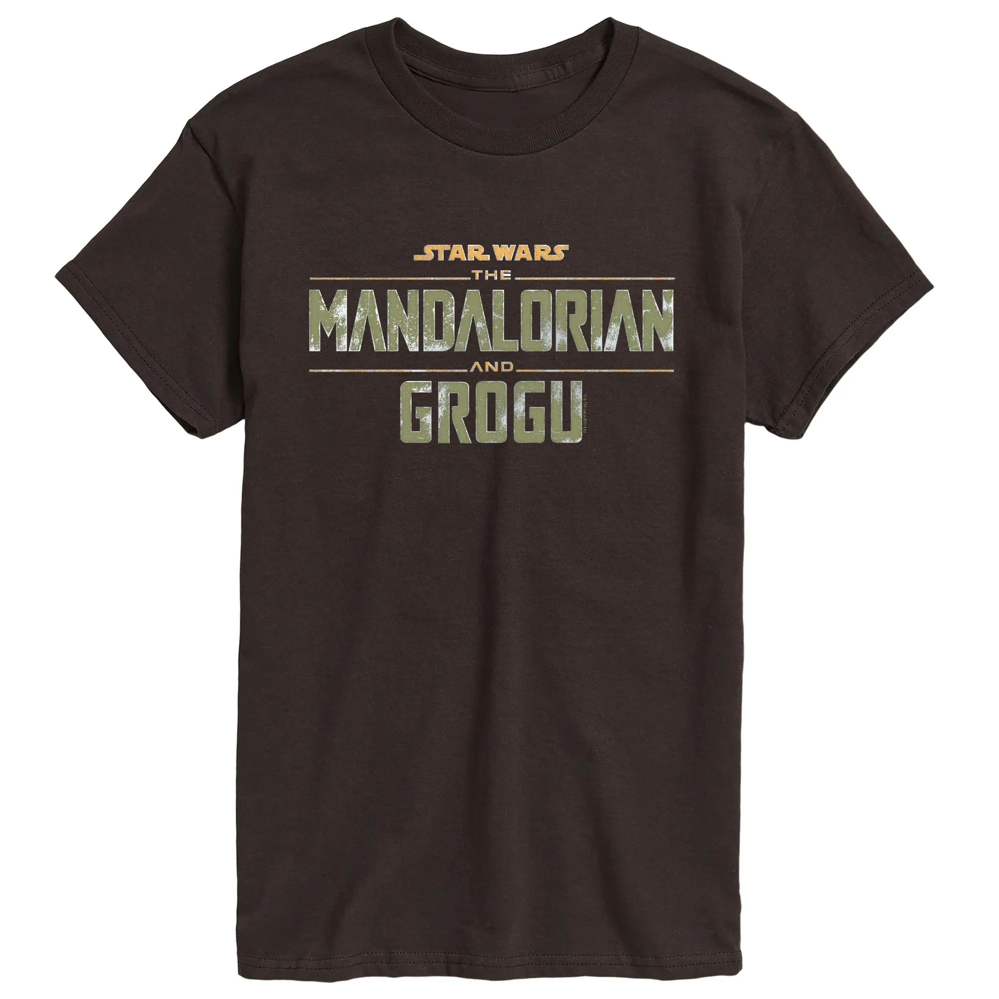 The Mandalorian And Grogu - Logo Grit - Men's Short Sleeve Graphic T-Shirt sold by Zulily product image thumbnail 2