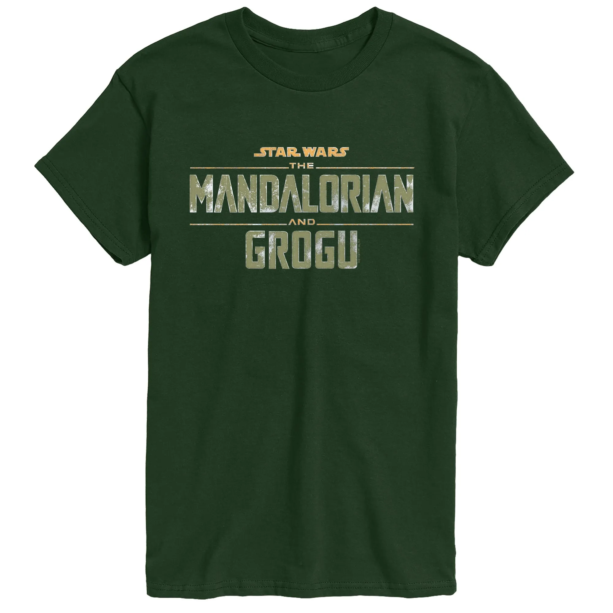 The Mandalorian And Grogu - Logo Grit - Men's Short Sleeve Graphic T-Shirt sold by Zulily product image thumbnail 3
